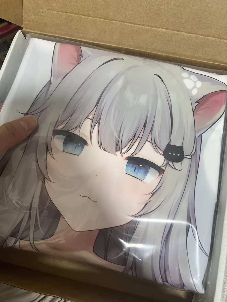 宅漫甘城猫猫羽雫甘城なつきNachoneko二次元等身抱枕套同人周边-淘宝