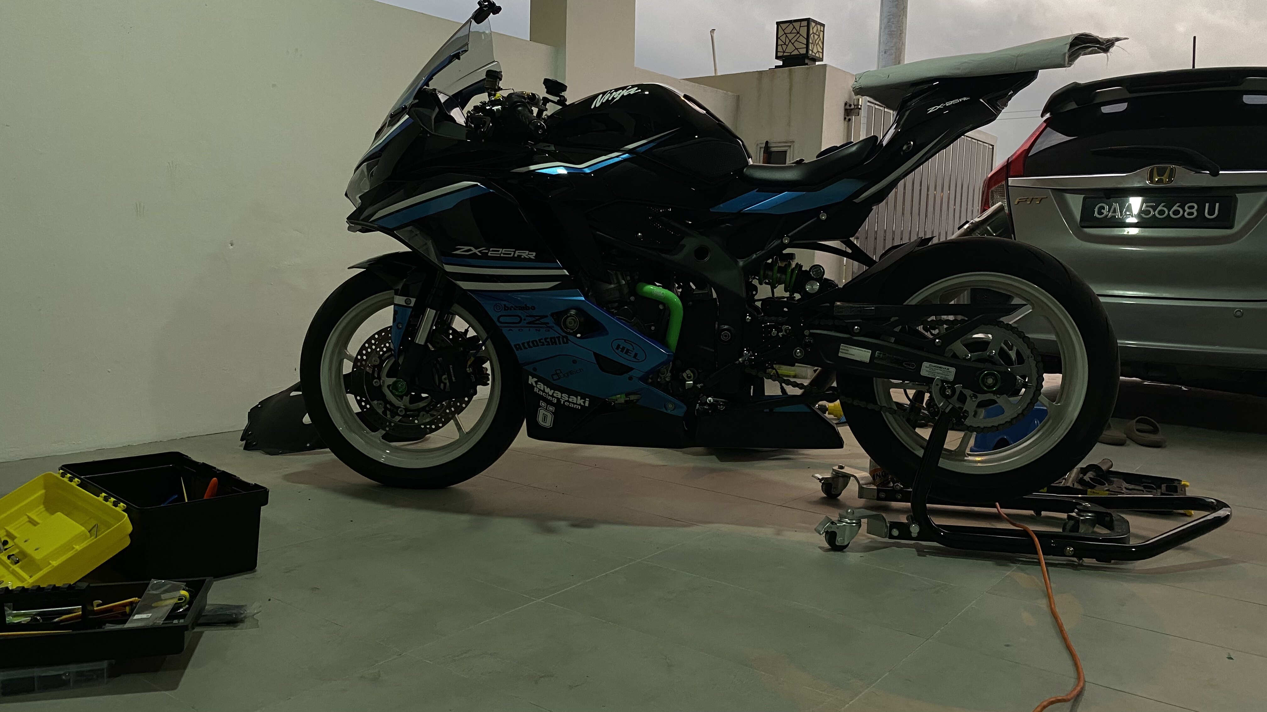 忍者ZX25R ZX4RR烤漆塑料外壳套件可客制化颜色摩托车全套FAIRING护板