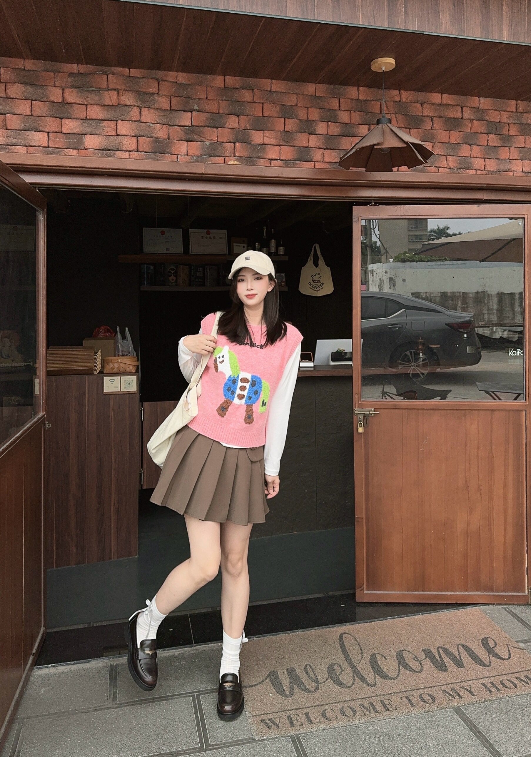 田曦薇同款百丽海鸥乐福鞋2.0 厚底增高设计拉长比例 真皮材质柔软亲肤