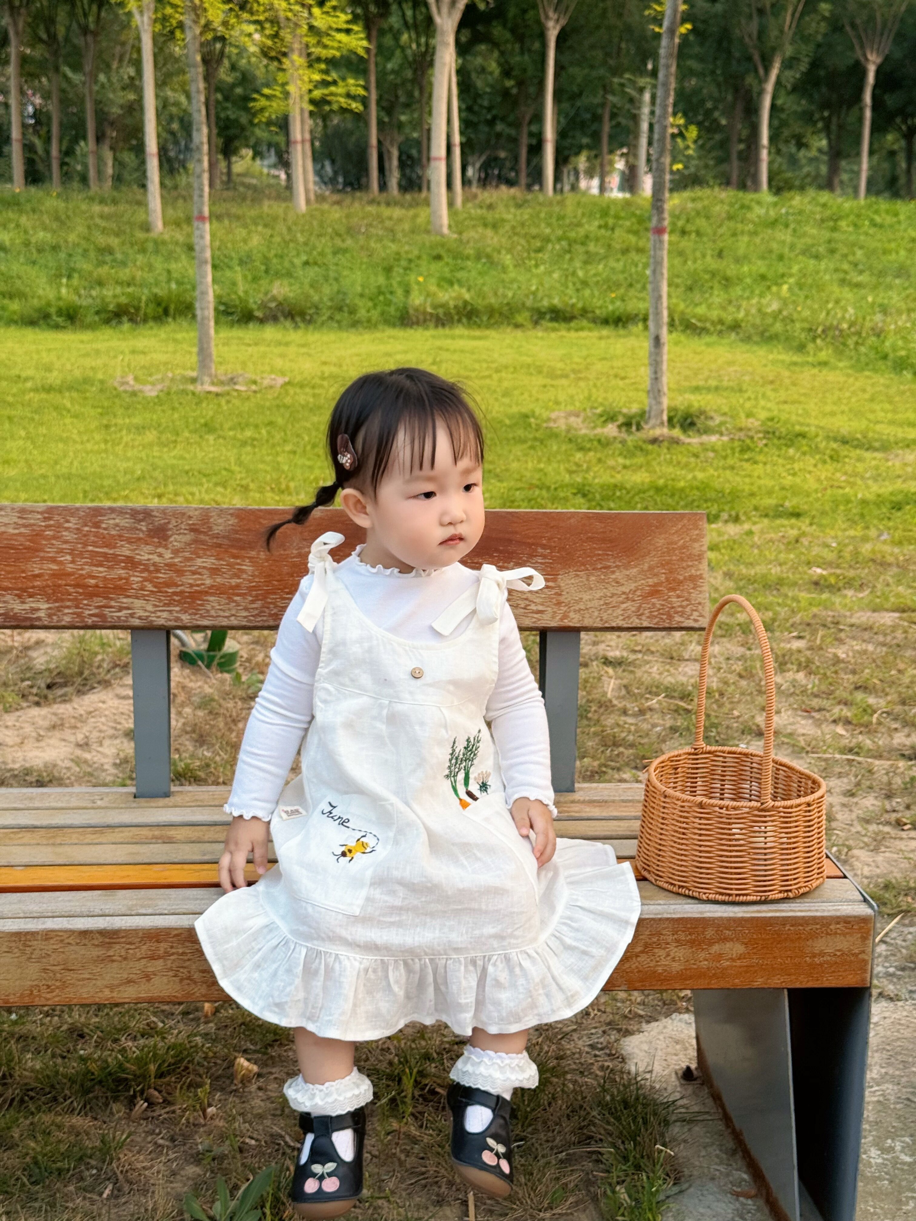 Customer photo for White Single-Layer (Machine Embroidery), 80cm