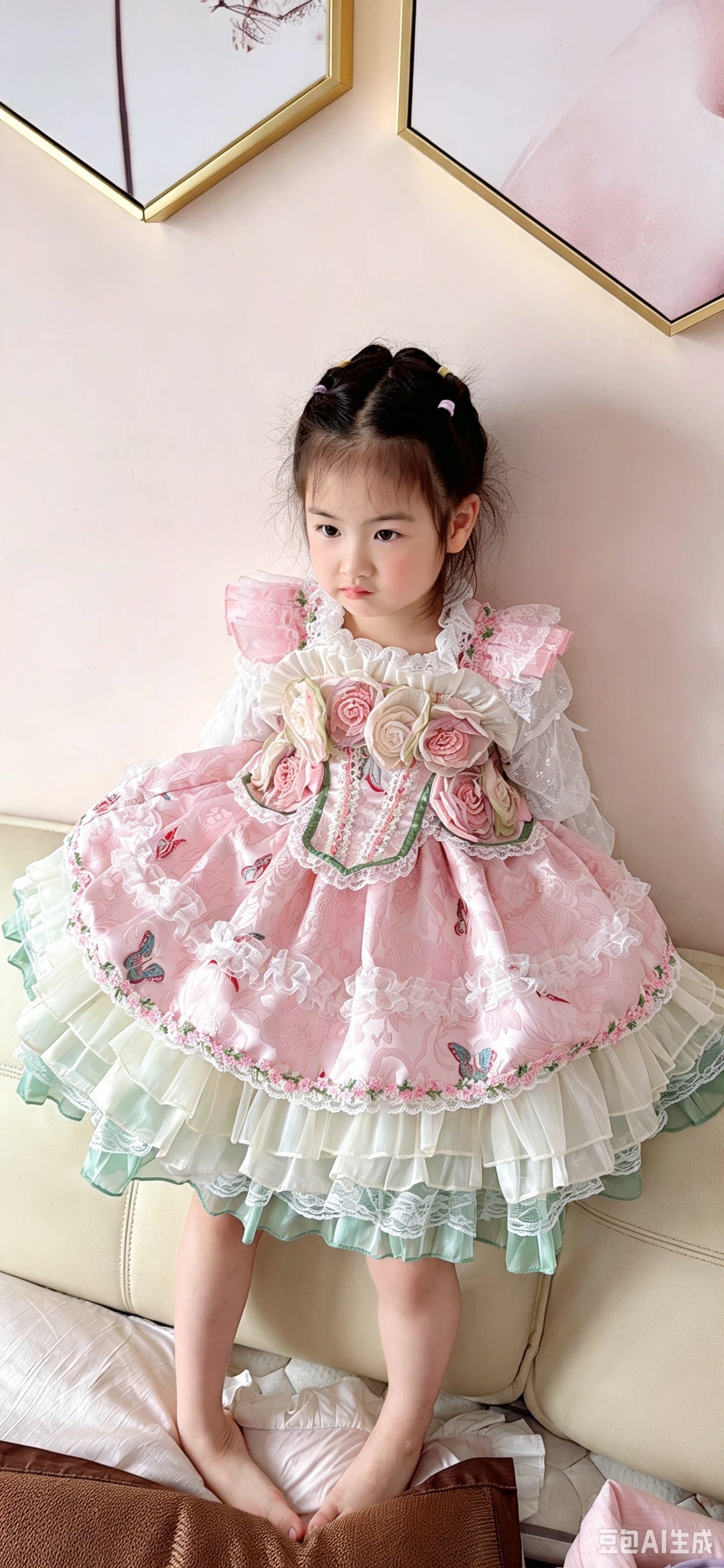Customer photo for Pink tank dress; 110cm