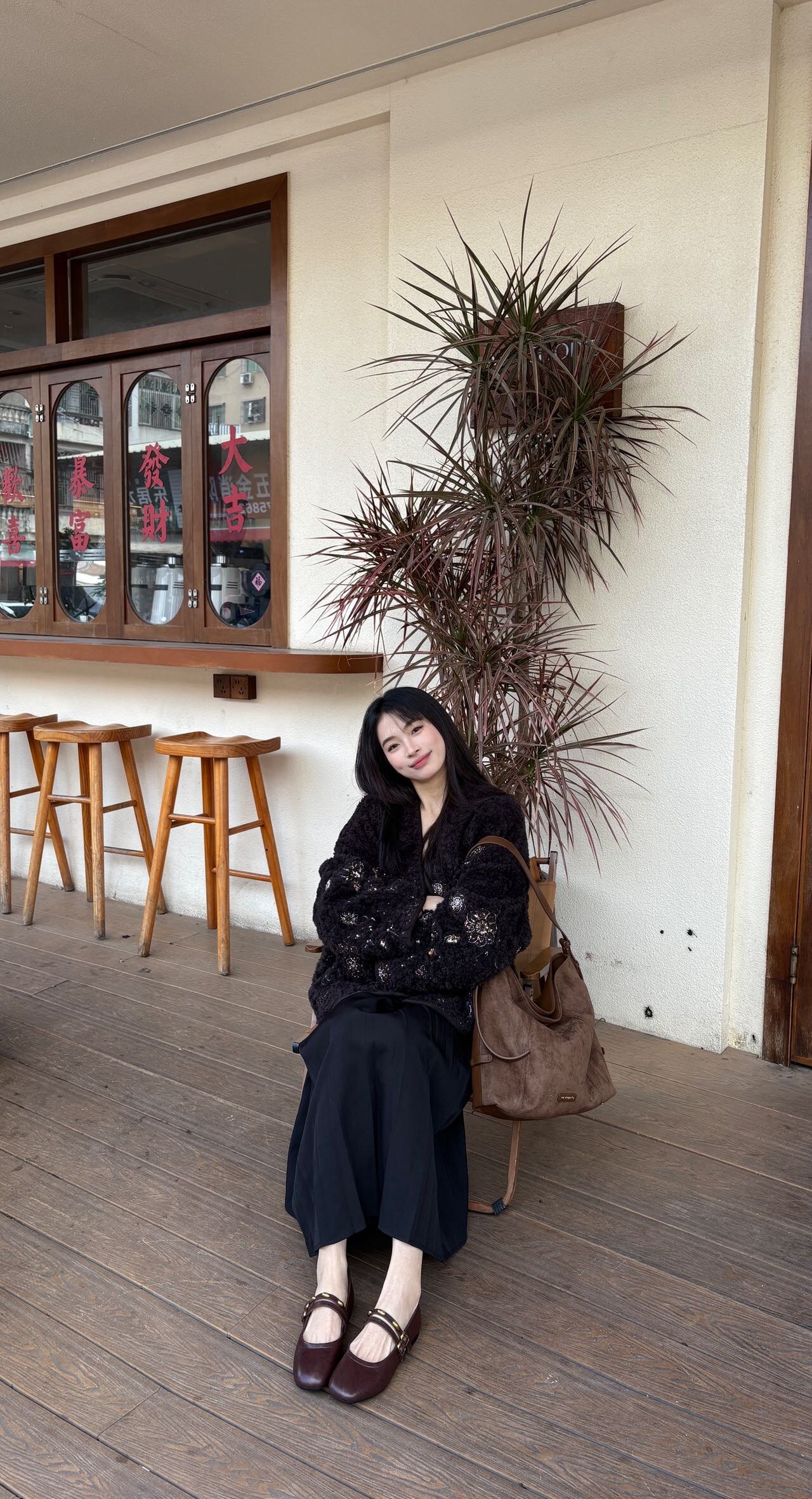 百丽小金豆芭蕾玛丽珍鞋 羊皮材质柔软亲肤 蛋卷鞋底舒适不累脚