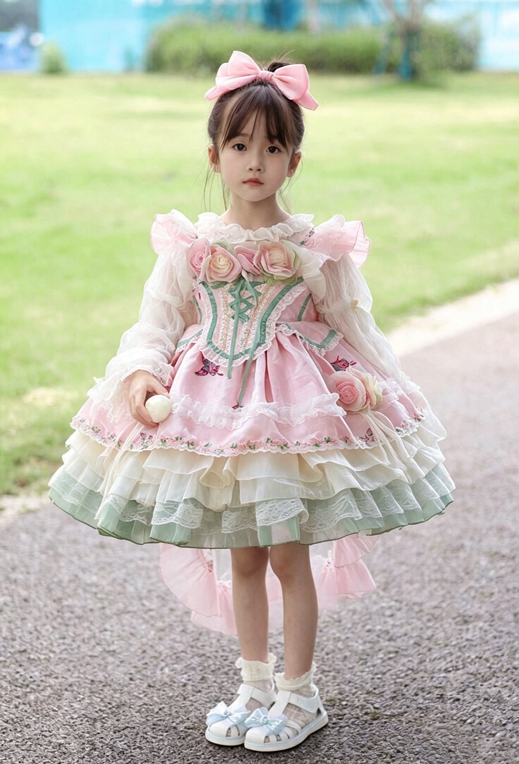 Customer photo for Pink tank dress; 110cm