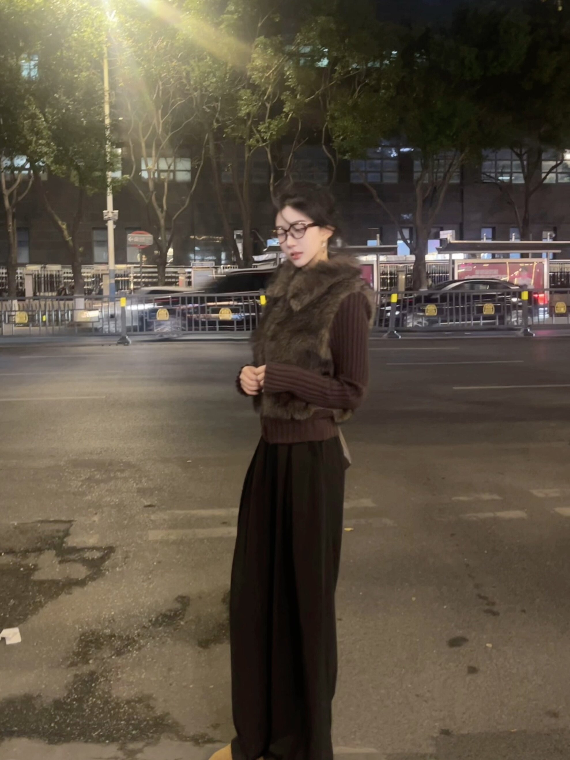 ABWLR春夏黑色西装裤：高腰垂感的超模气场美学