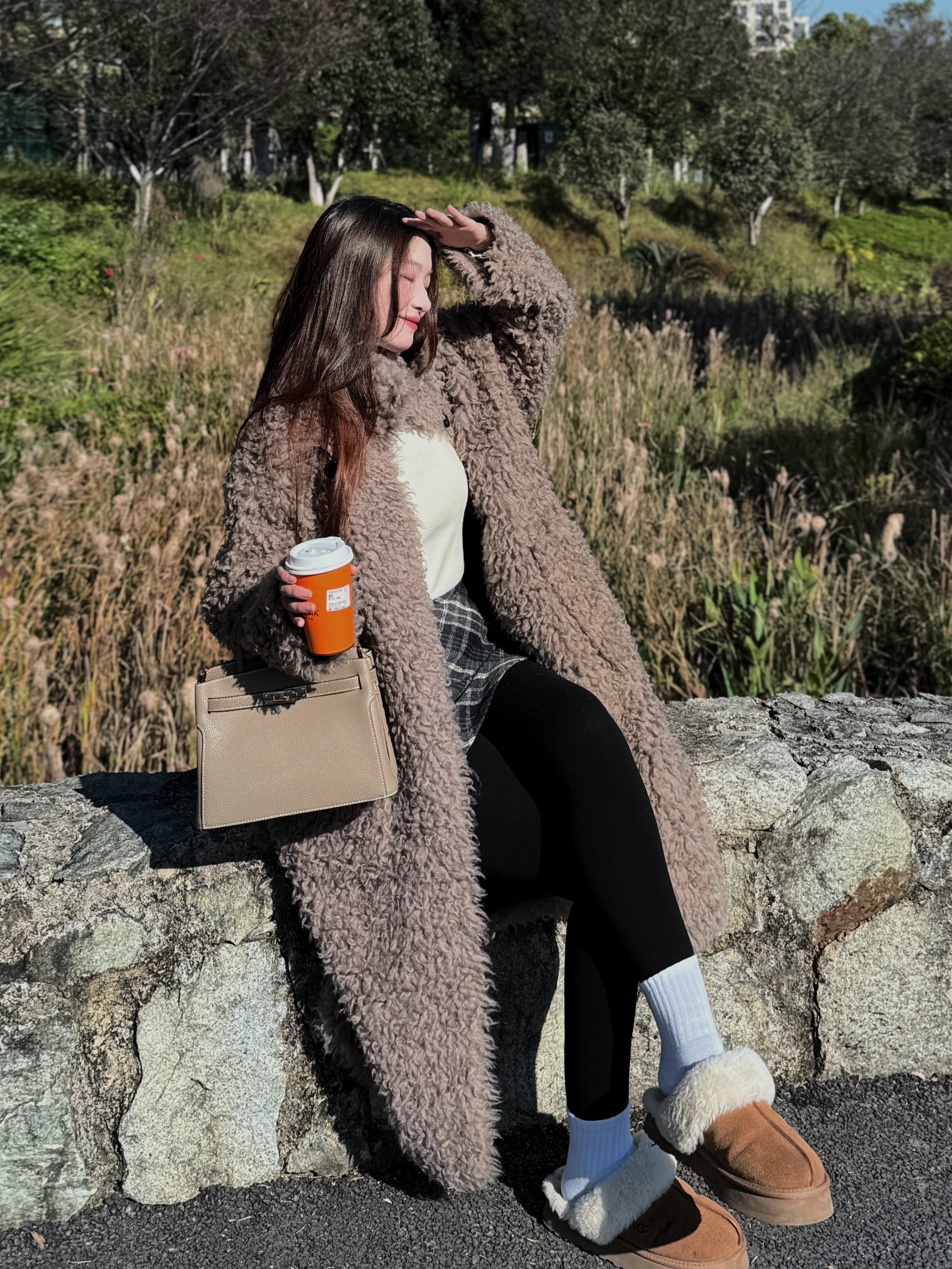 百丽鎏金岁月凯莉包 质感牛皮高级耐磨 大容量通勤 妈妈包婚包两用