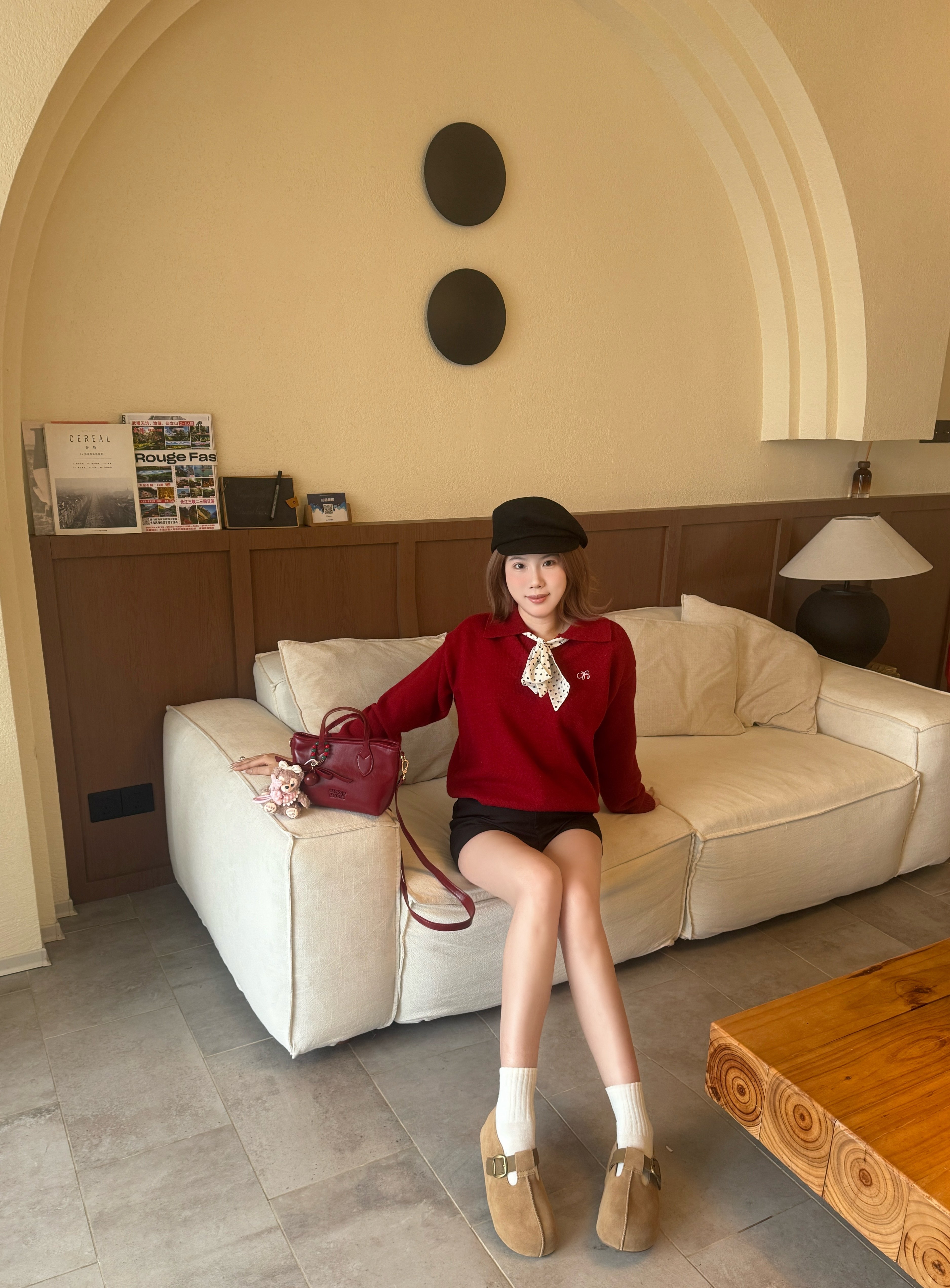 周雨彤同款百丽2代勃肯鞋 厚底花生吐司设计 软弹舒适如踩面包 包头可外穿休闲时髦