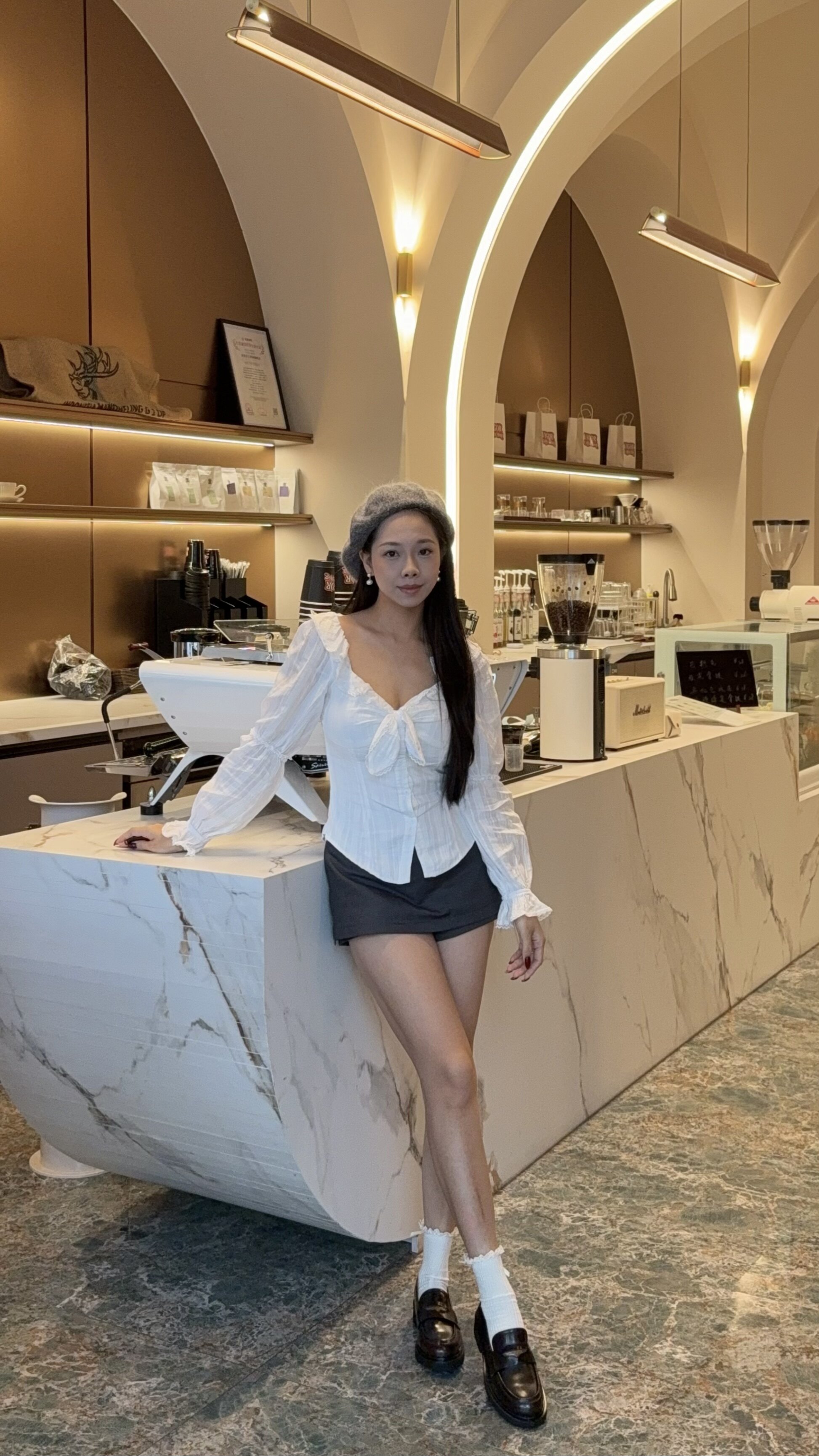 田曦薇同款百丽海鸥乐福鞋2.0 厚底增高设计拉长比例 真皮材质柔软亲肤