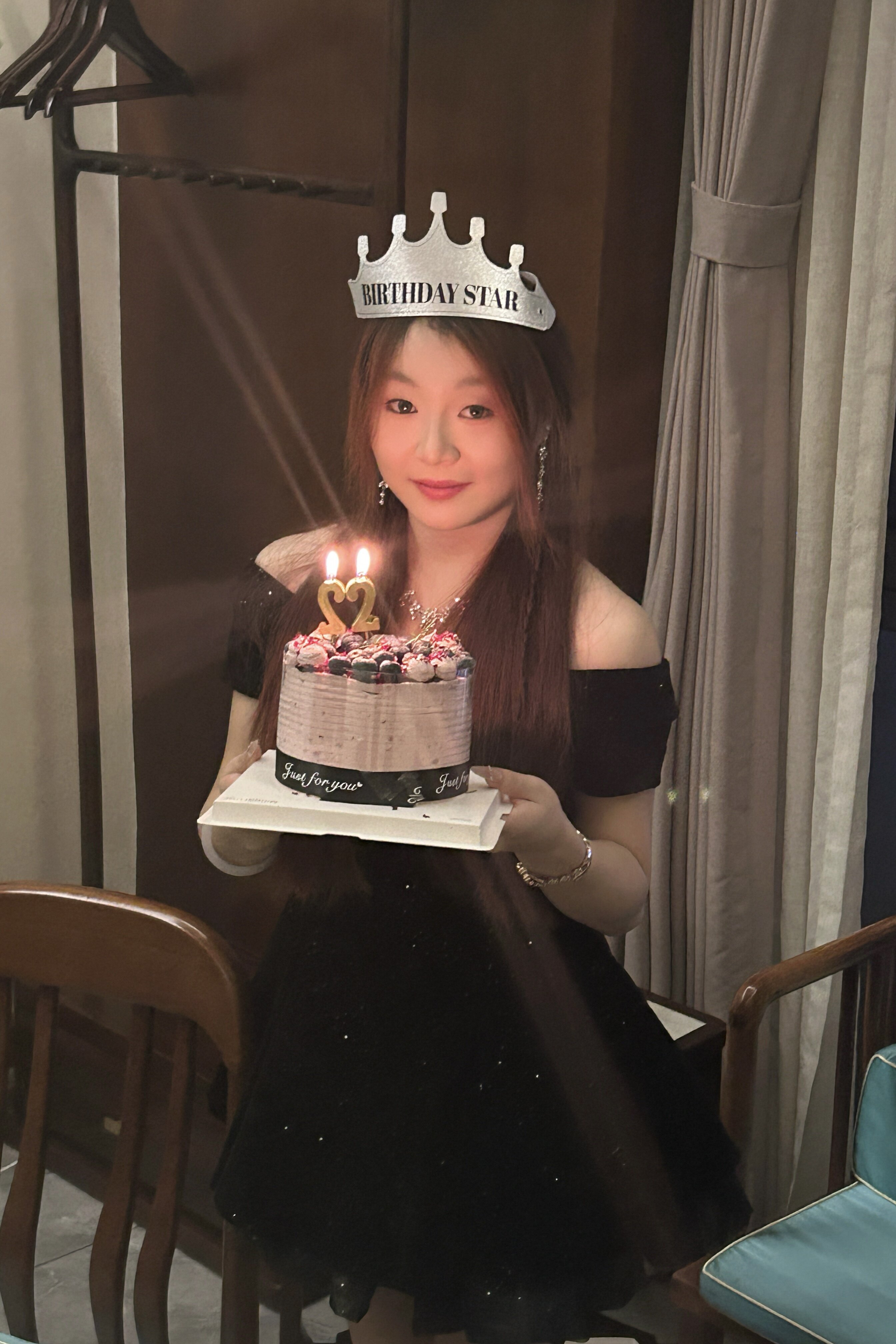SYJ舒衣家微胖mm法式小黑裙 蓬蓬裙摆遮肉显瘦 收腰设计勾勒腰线生日礼服