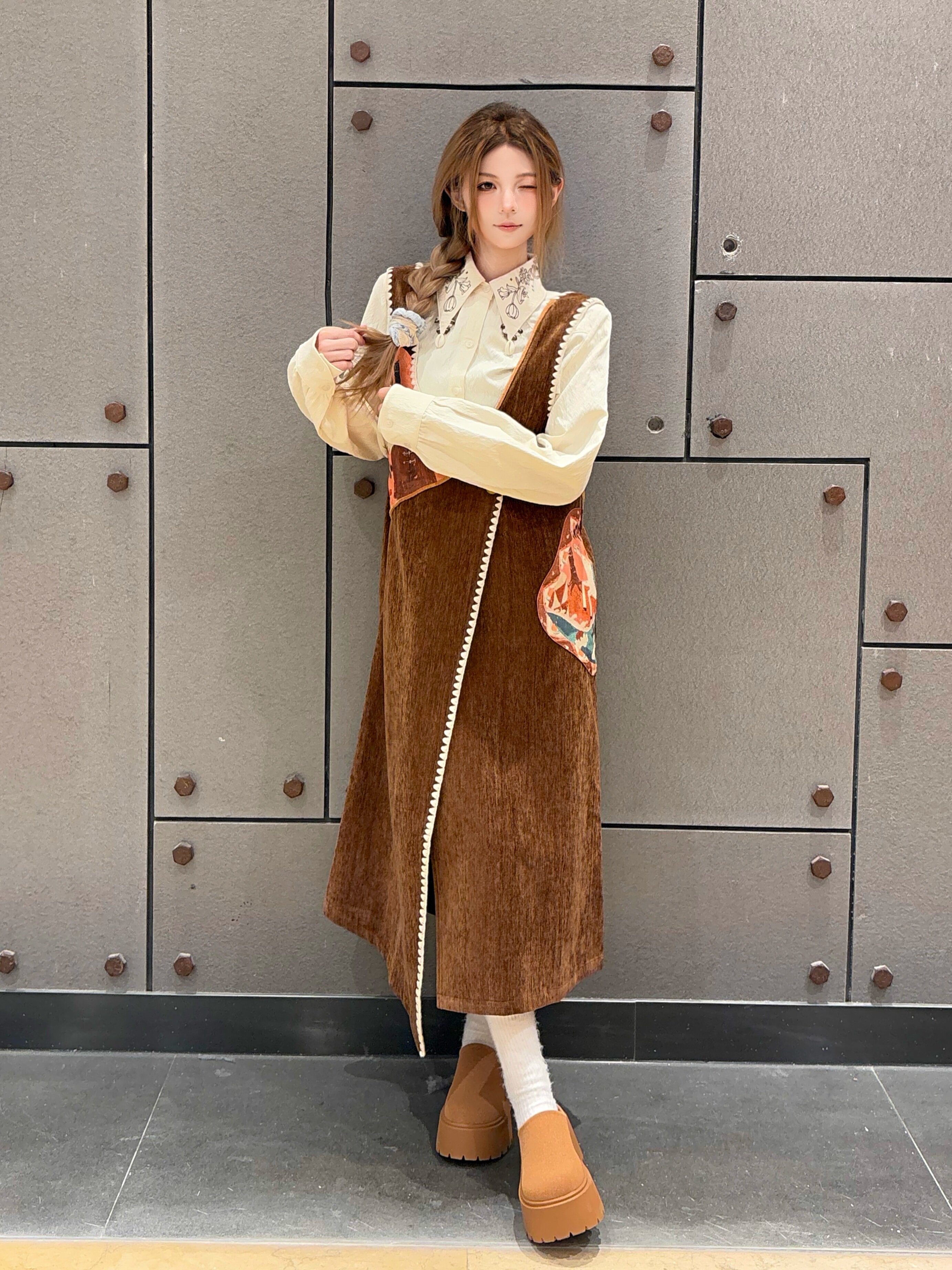 cvrv勃肯包头半拖鞋：7.5cm松糕底的春日慵懒显高美学