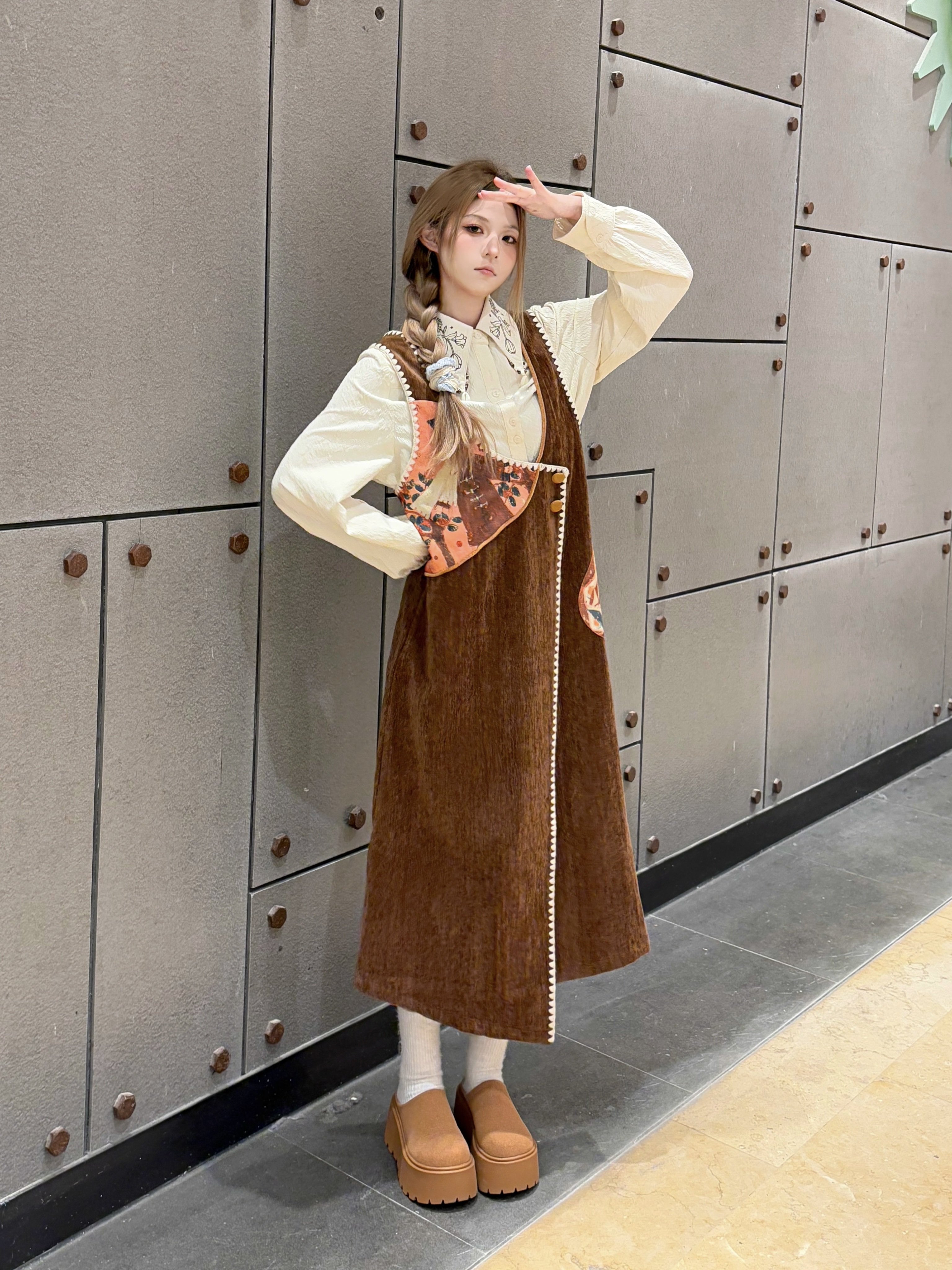 cvrv勃肯包头半拖鞋：7.5cm松糕底的春日慵懒显高美学