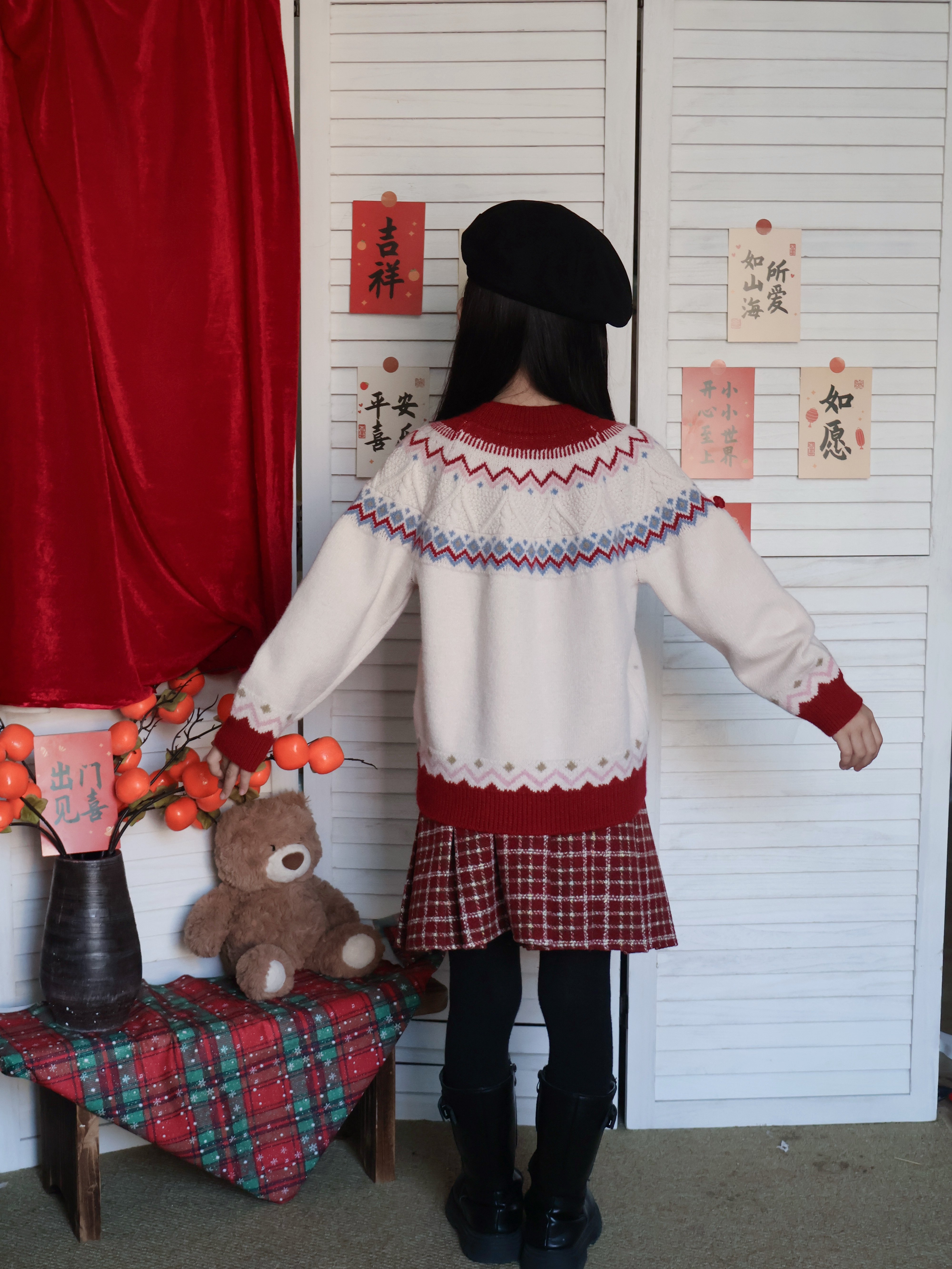 Customer photo for Cream, 120cm