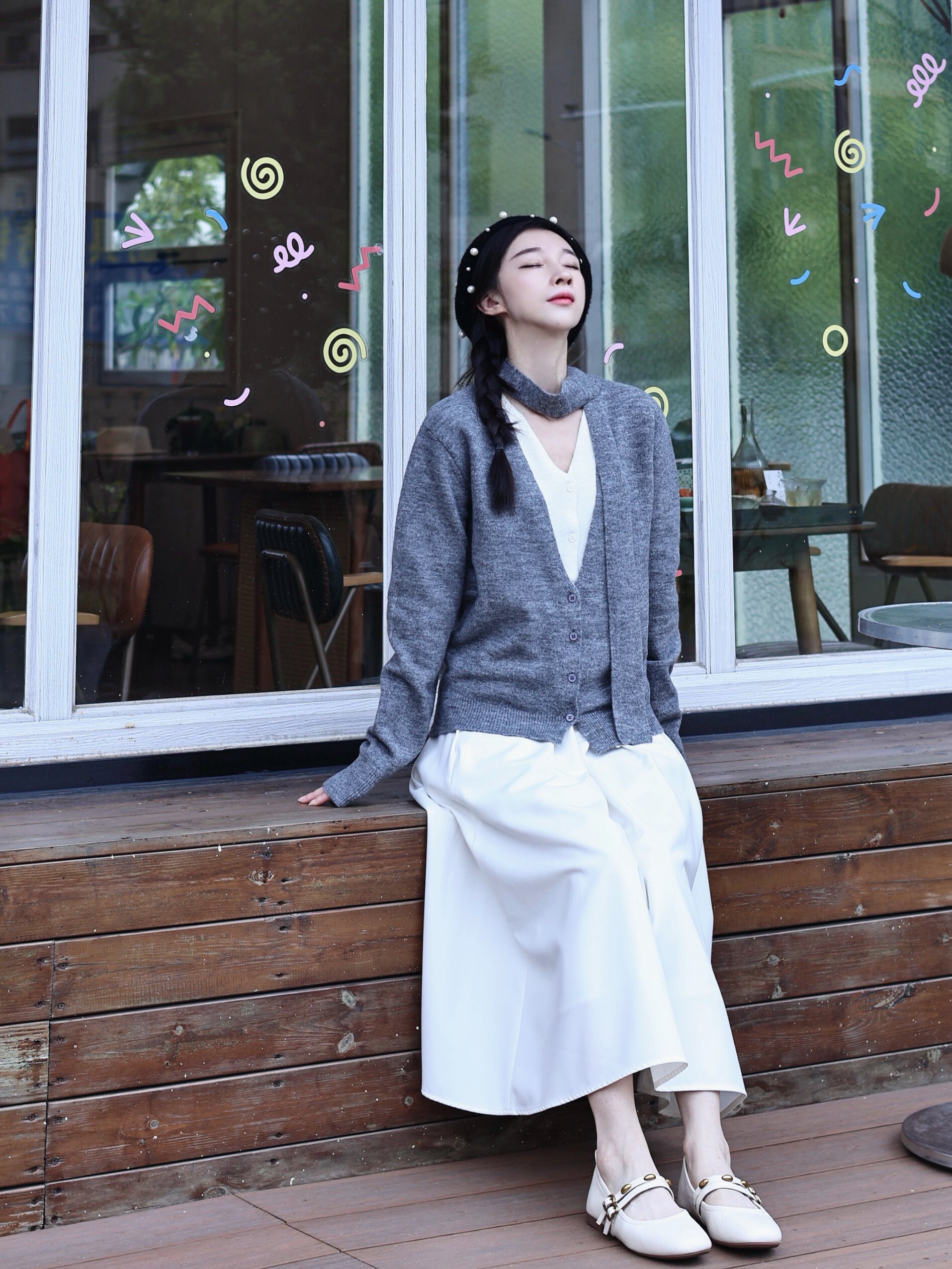 百丽小金豆芭蕾玛丽珍鞋 羊皮材质柔软亲肤 蛋卷鞋底舒适不累脚