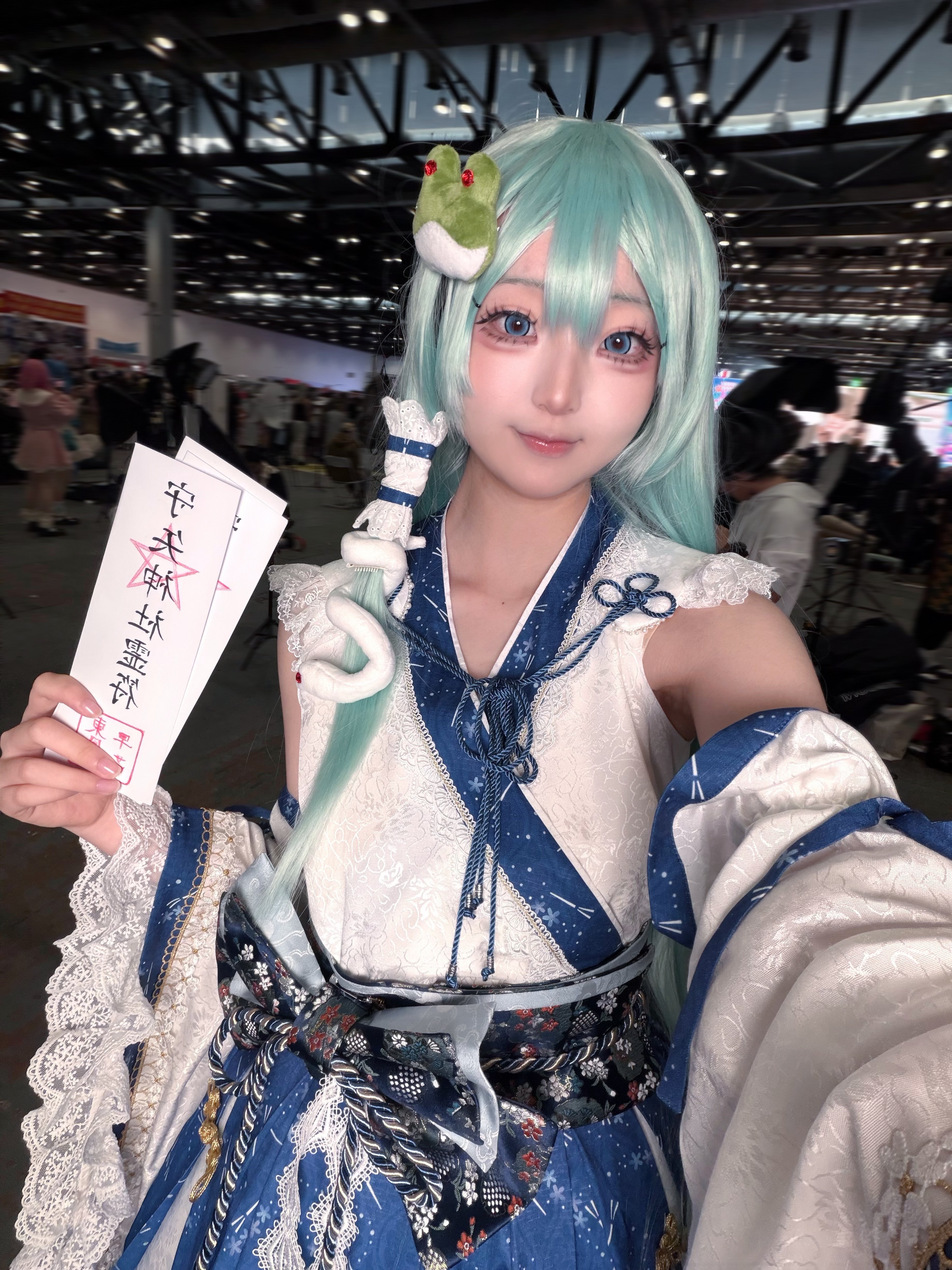 現貨】星雨魔法店原創東方Project二設東風谷早苗cosplay巫女服-淘寶
