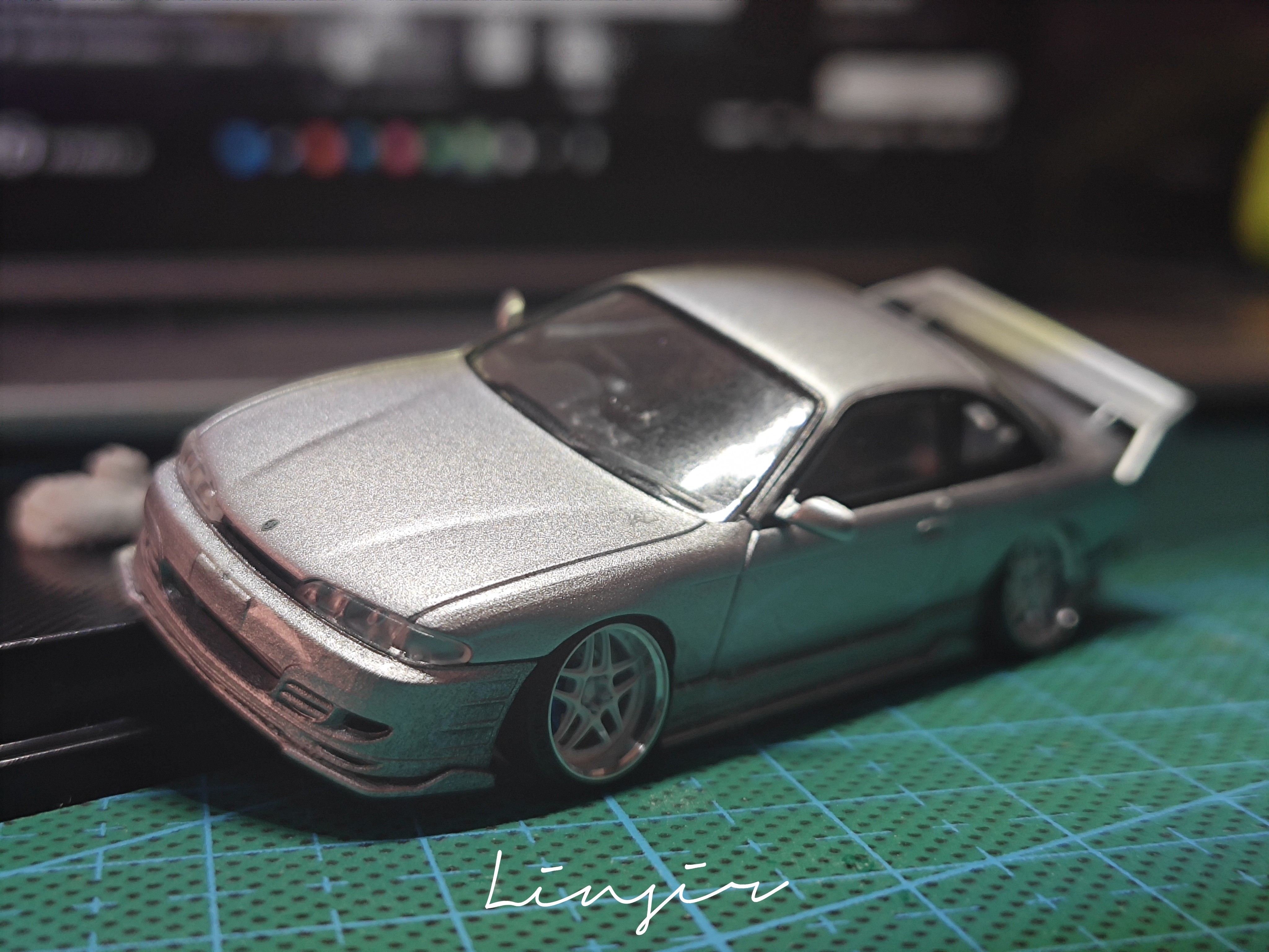关村制作所Power 326 v1.5 改装套件TLV 日产Silvia S14 1:64-淘宝