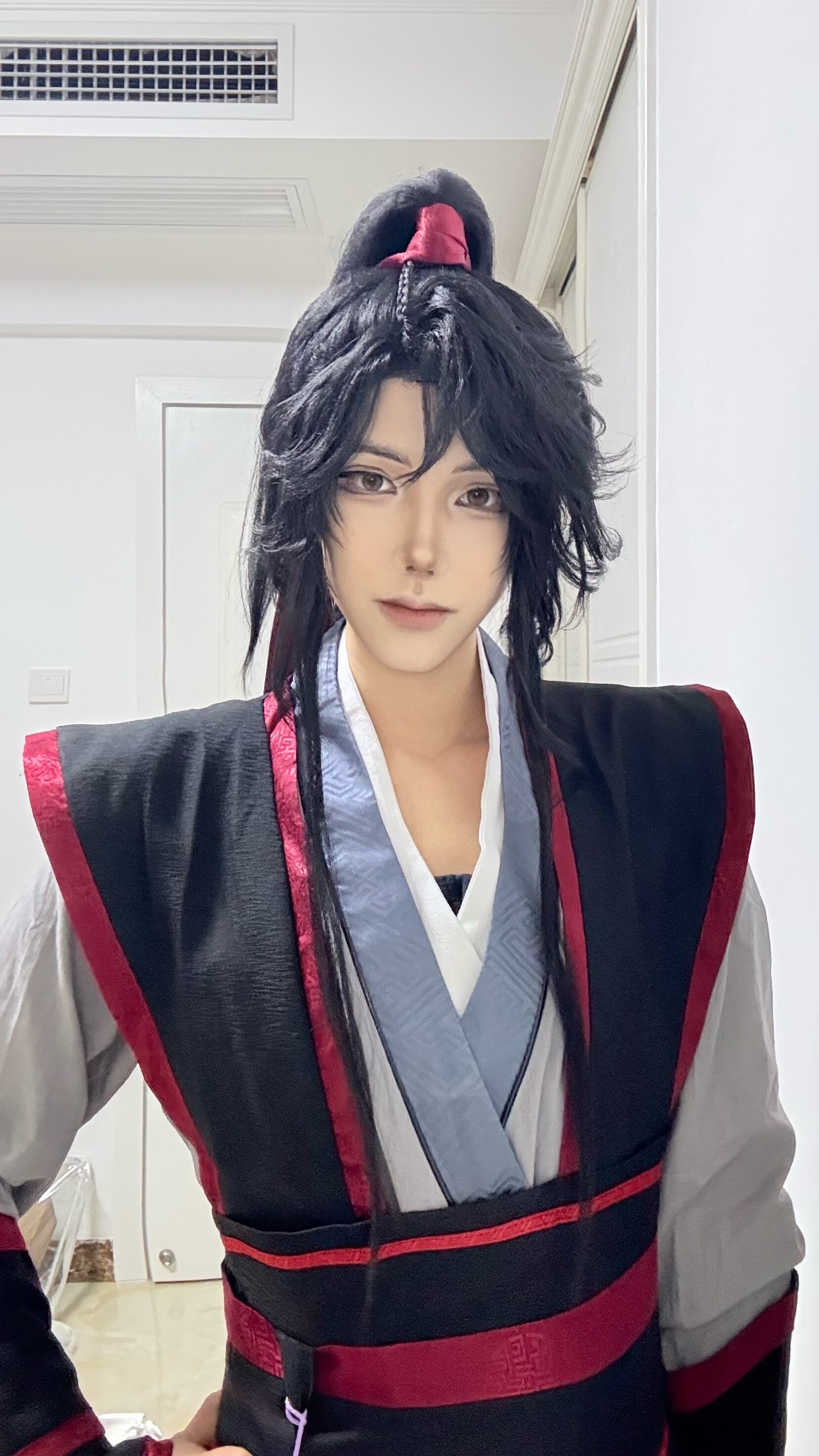 コスプレウィッグ 魏 嬰 コスプレ 写真 魔道祖師 魏無羨 コスプレ衣装