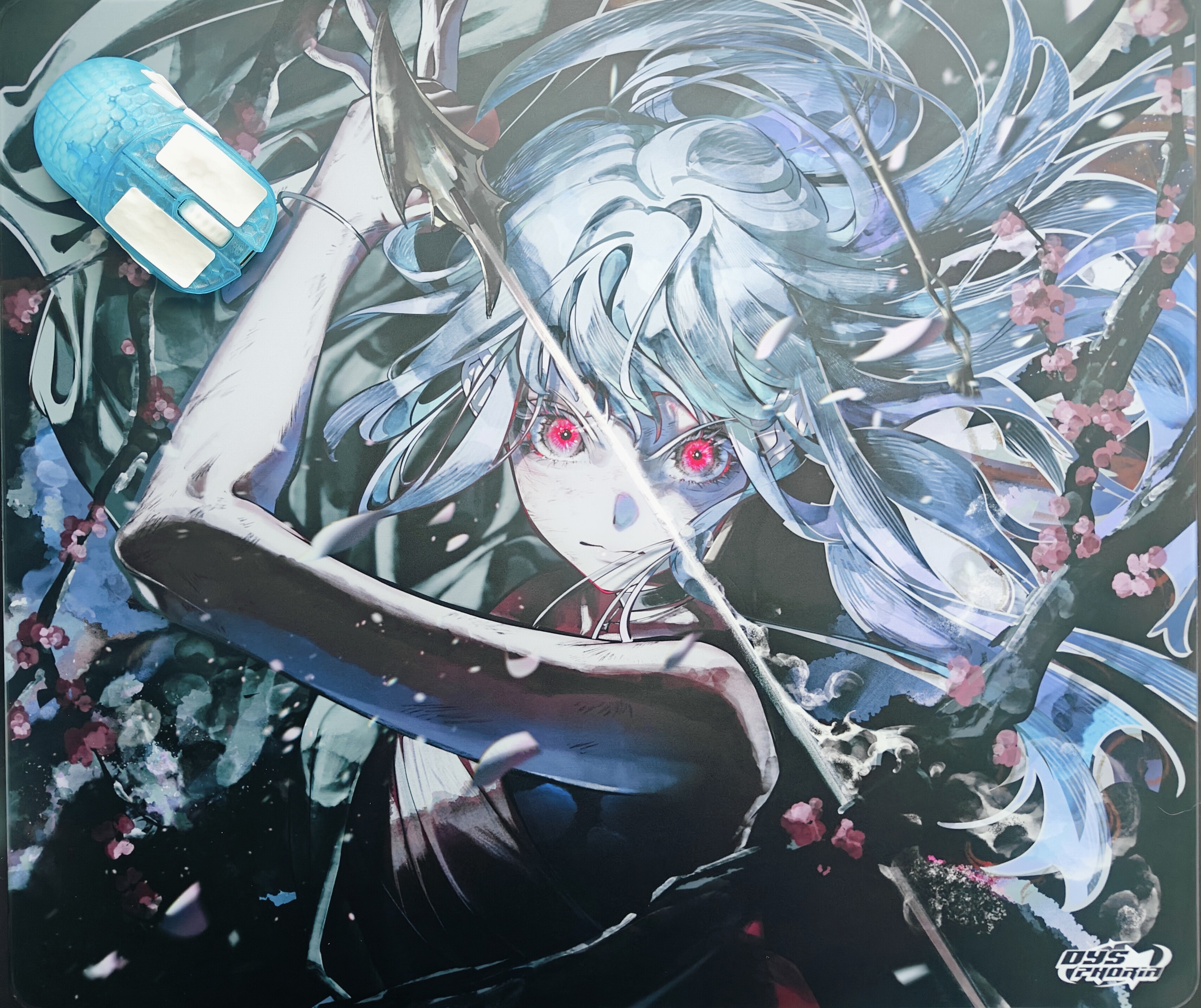 知鬱DYSPHORIA SAYO小夜1.5mm塗層速度玻璃滑鼠墊APEX洲OW瓦長TTK