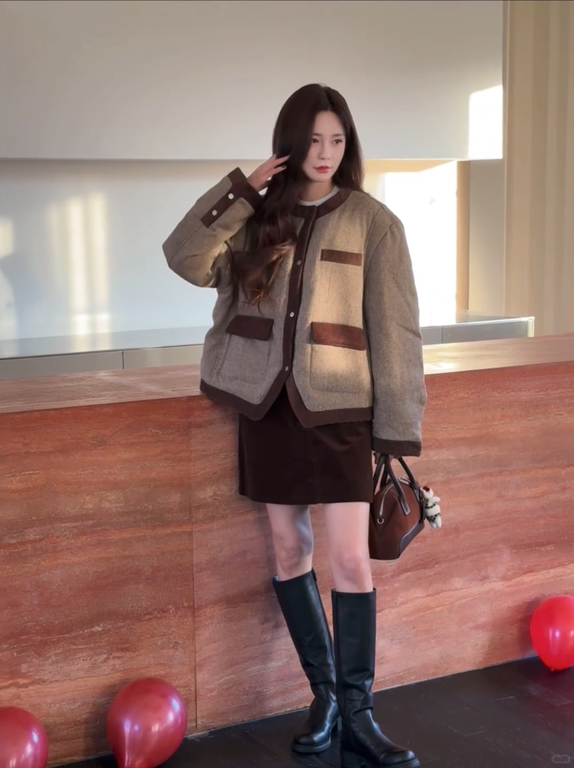 kisscat接吻猫[城市旅人]骑士靴，万茜方枪枪美洋同款真皮皮带扣复古英伦风