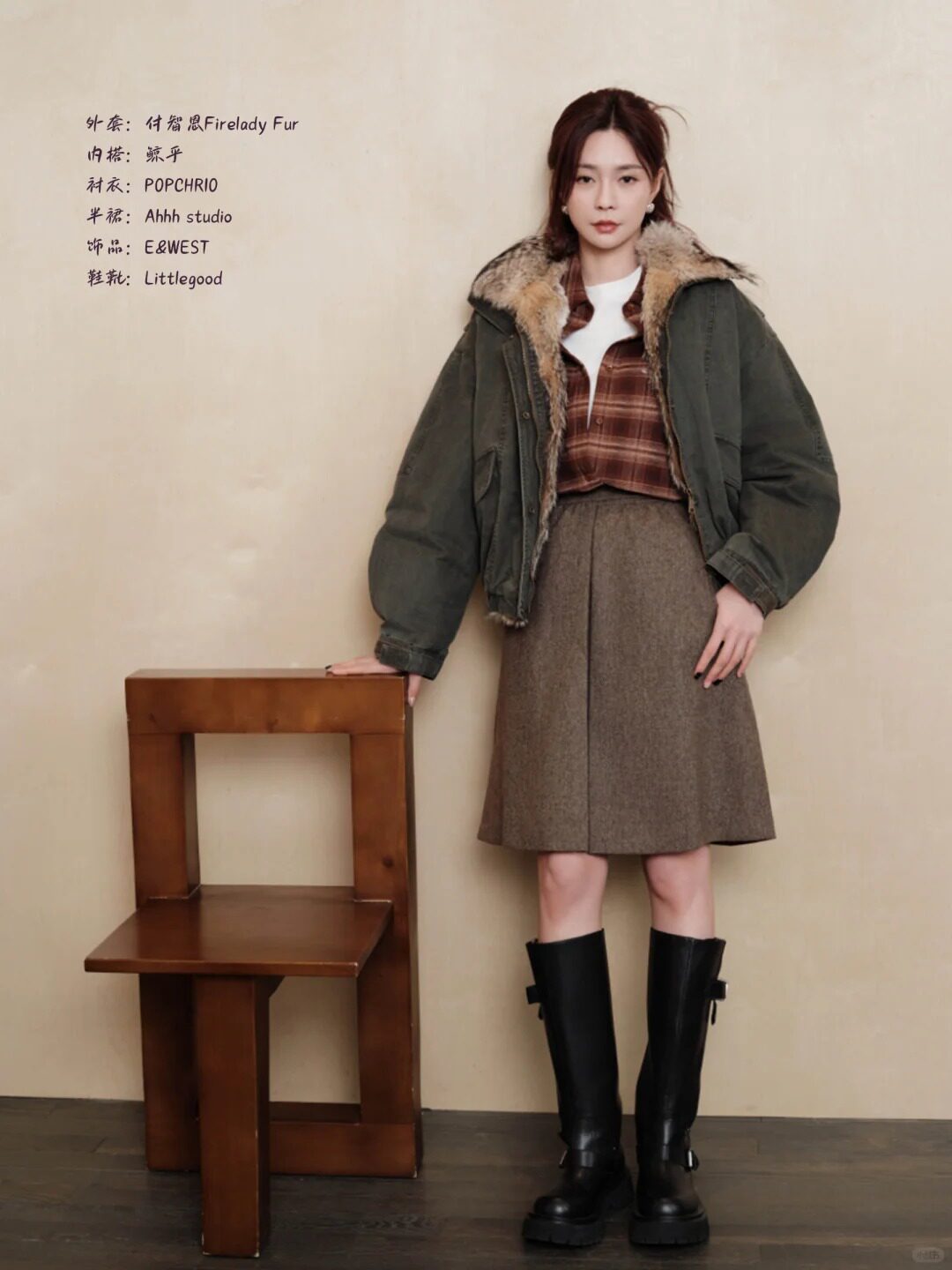 kisscat接吻猫[城市旅人]骑士靴，万茜方枪枪美洋同款真皮皮带扣复古英伦风