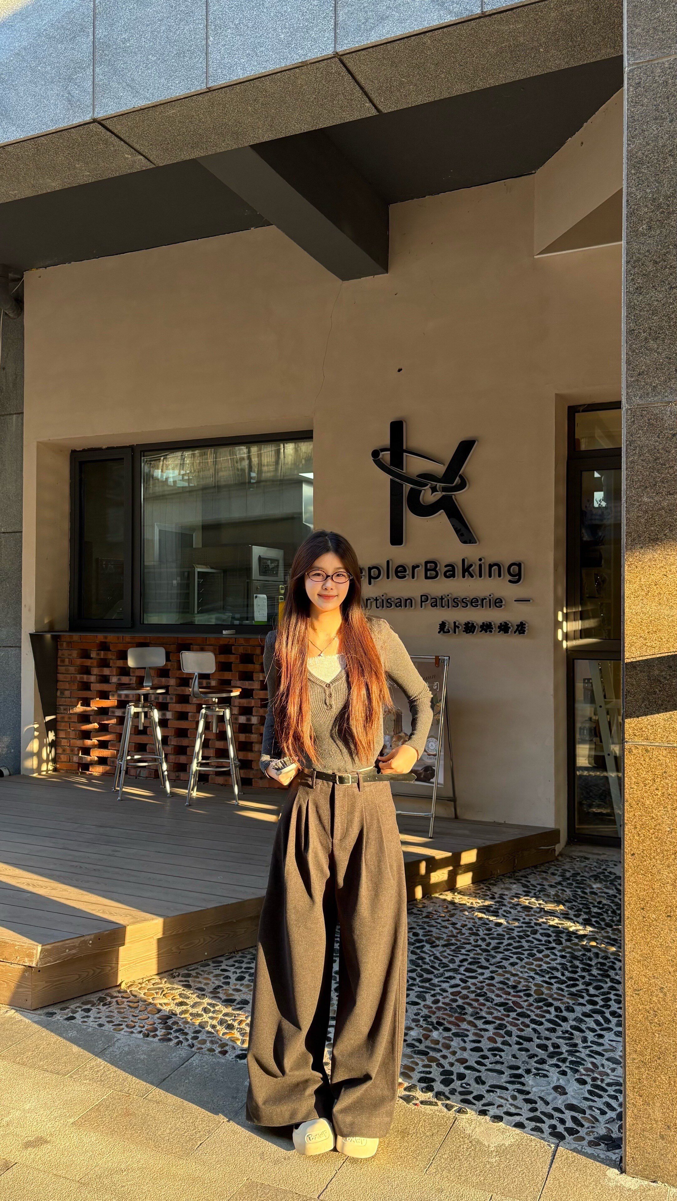 KENABSTUDIO春夏灰色阔腿西装裤 宽松垂感面料舒适有型