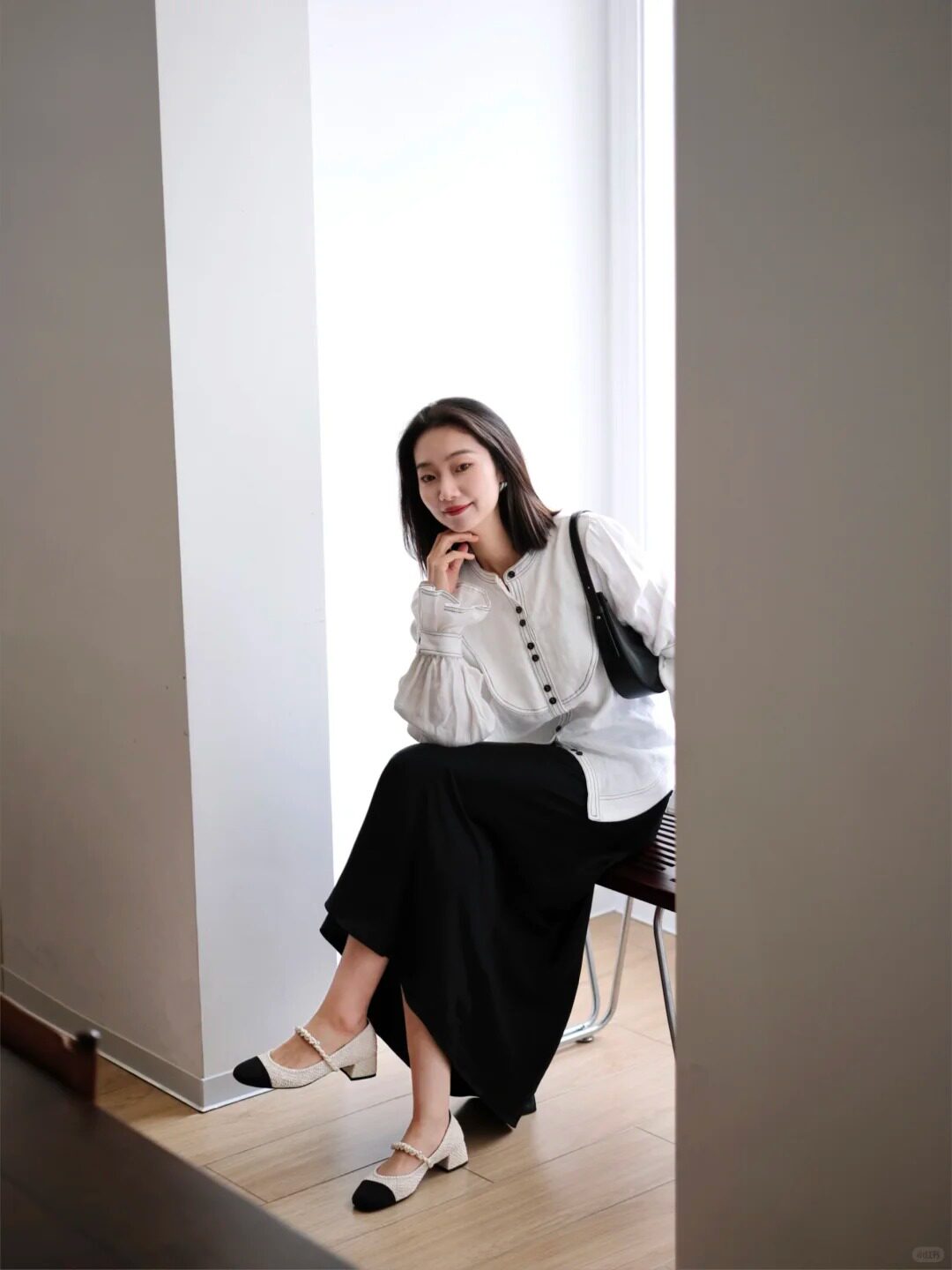 73hours巴黎恋人2026春季新款 小香风粗跟玛丽珍鞋 法式优雅气质拉满