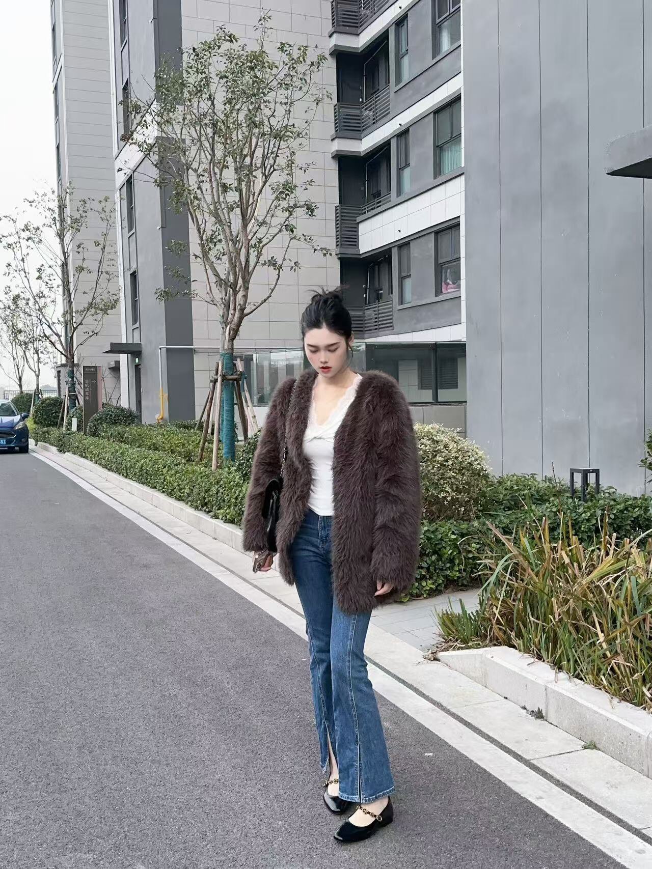 管乐同款百思图红玫瑰玛丽珍鞋 春季单鞋凉鞋两穿设计