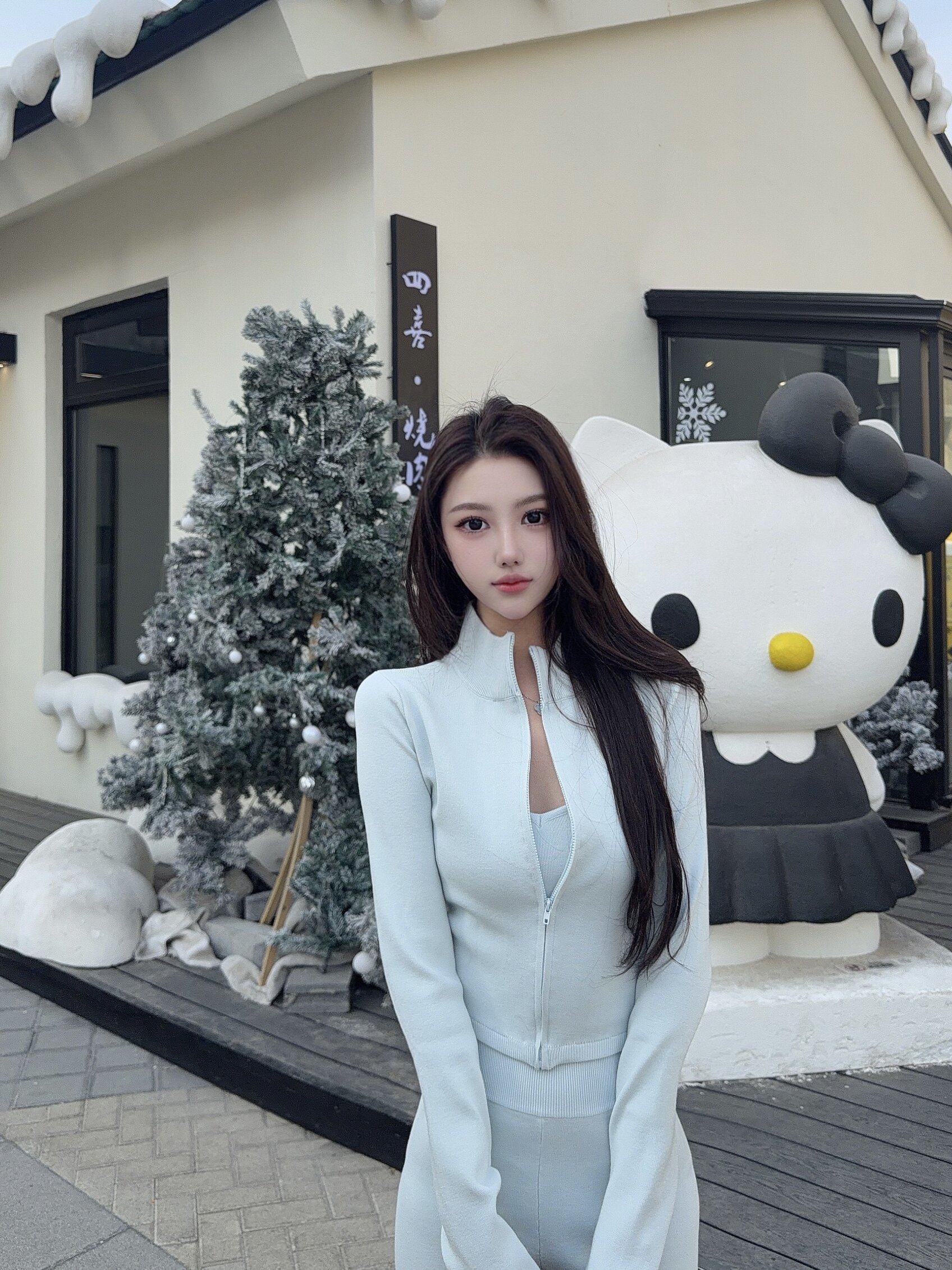 RUOYU若语S曲线休闲三件套 吊带+裤子+开衫一套搞定早春穿搭