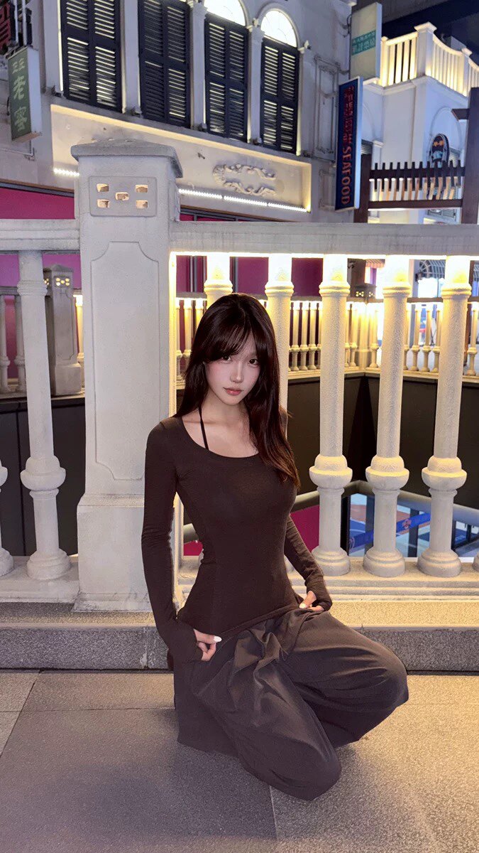 KENABSTUDIO春夏灰色阔腿西装裤 宽松垂感面料舒适有型