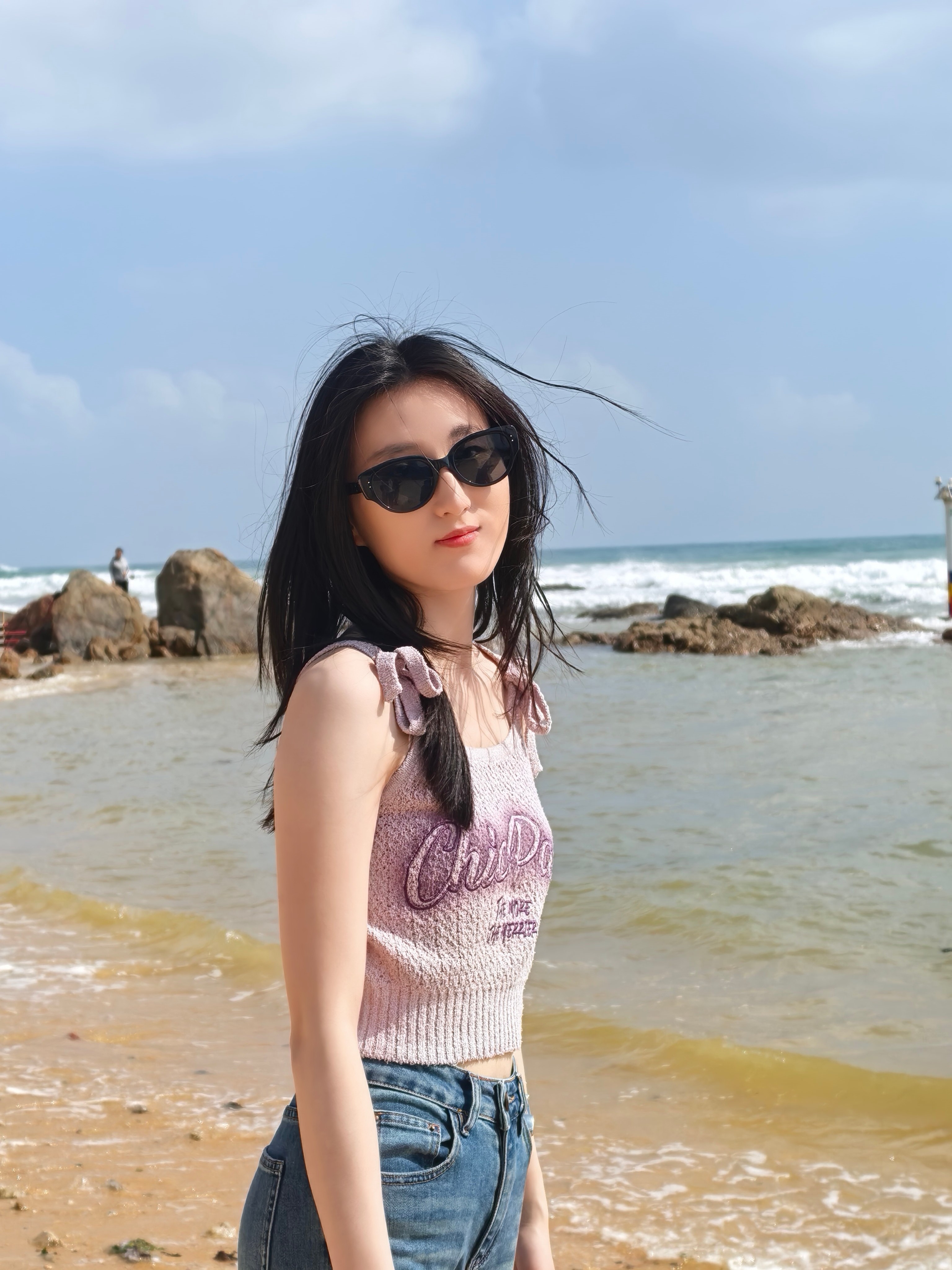 ABWLR秋冬复古微喇牛仔裤:高腰马蹄的显腿长神裤