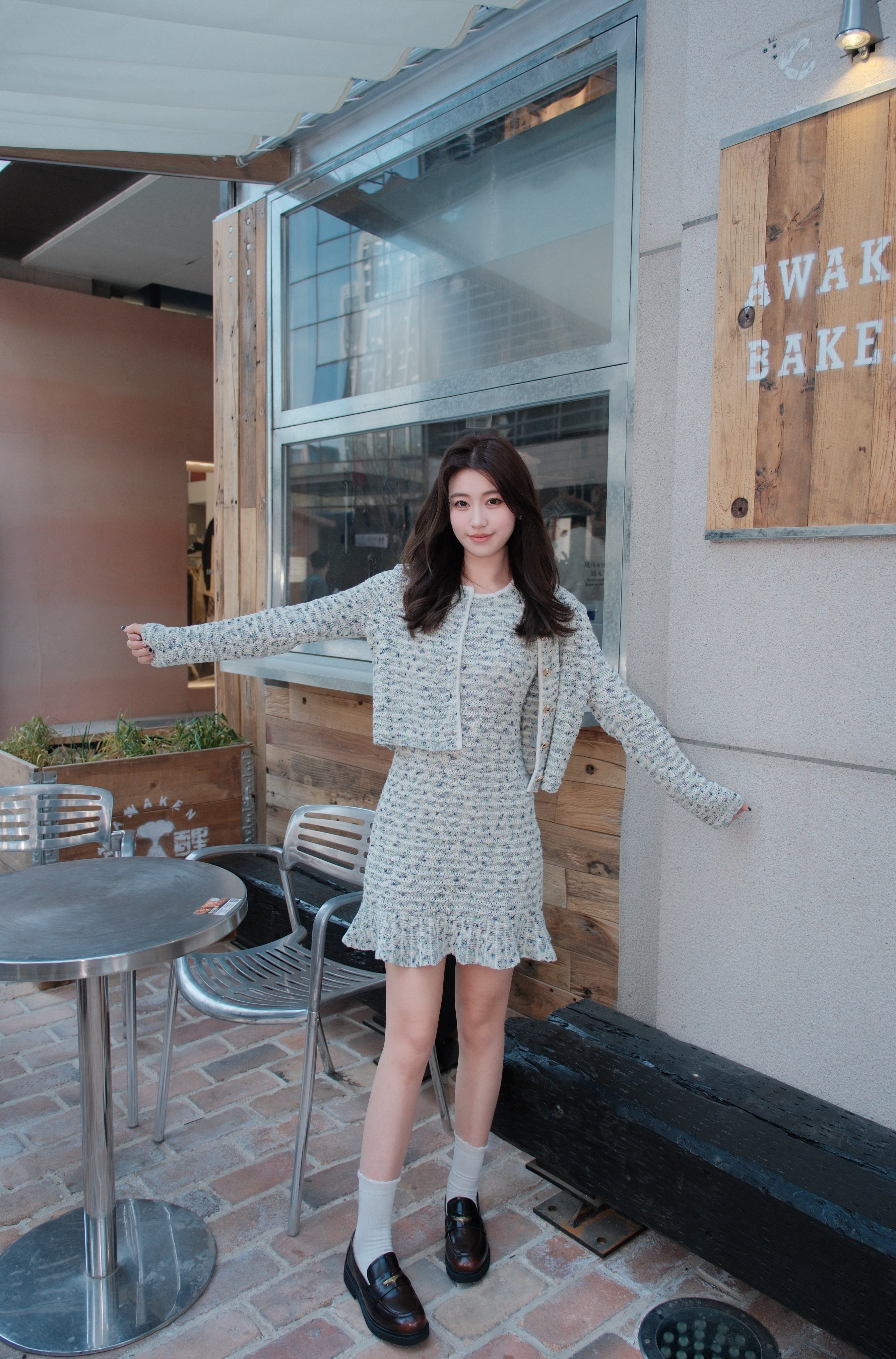 田曦薇同款百丽海鸥乐福鞋2.0 厚底增高设计拉长比例 真皮材质柔软亲肤