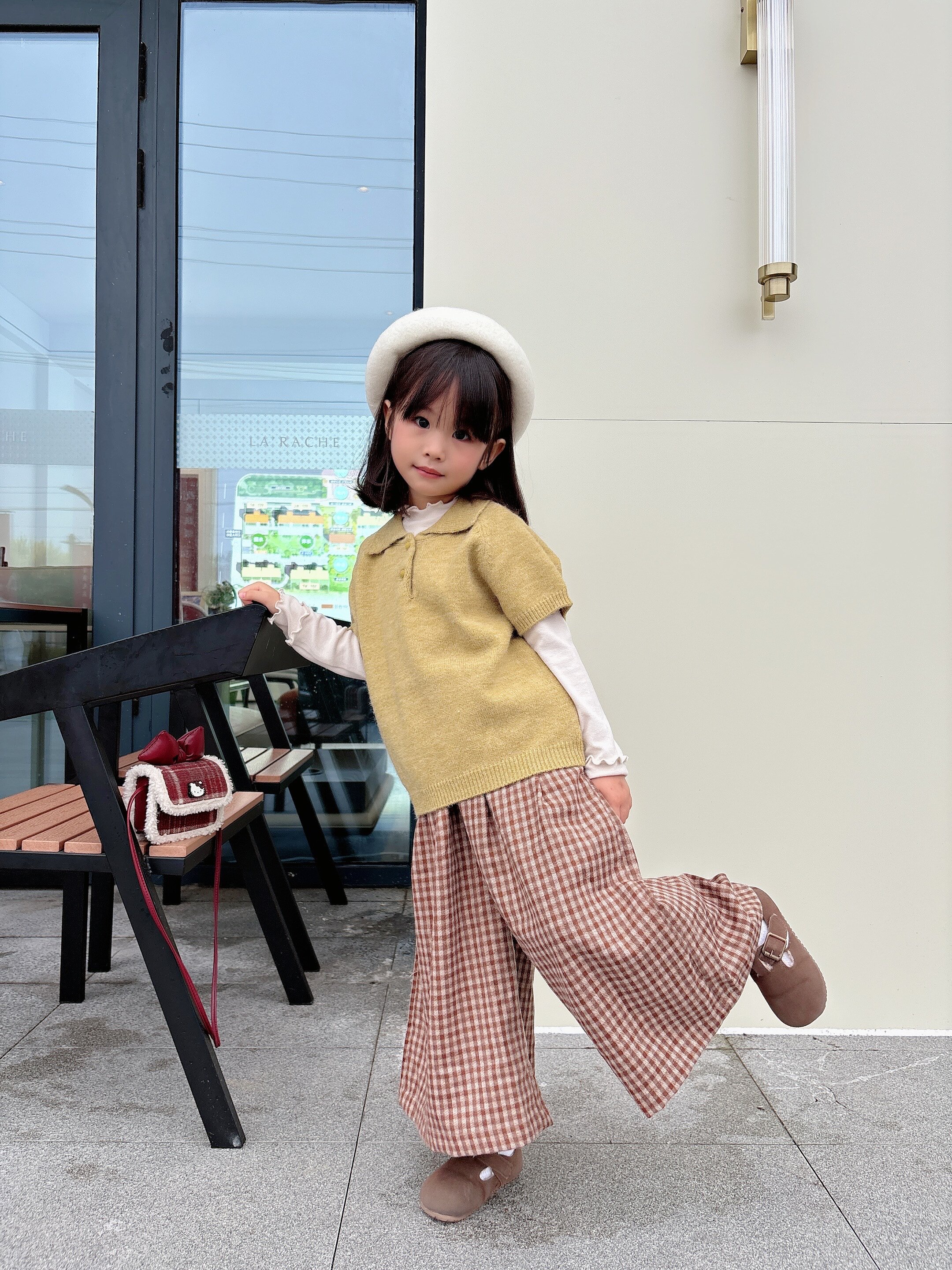Customer photo for Green Knit Polo, 110cm