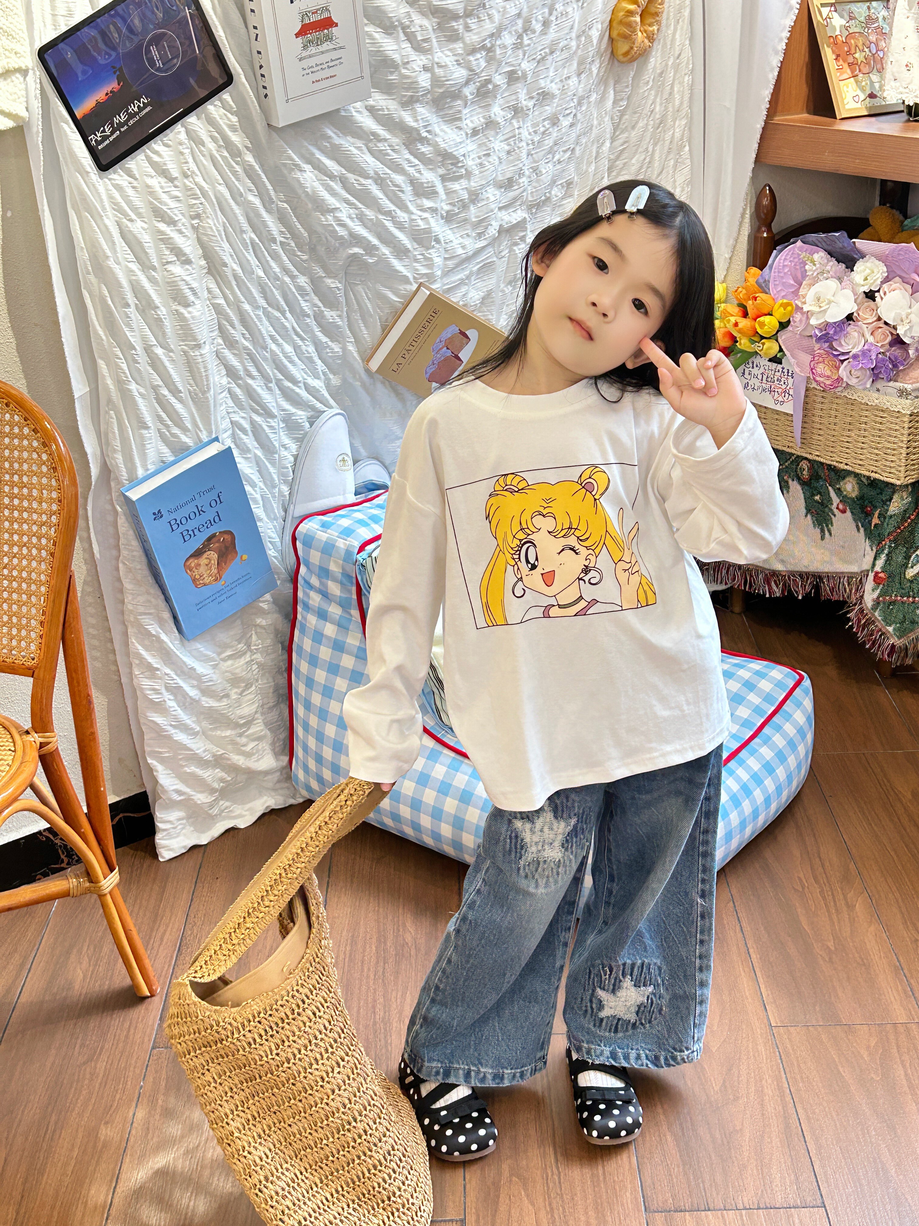 Customer photo for White Tee, 120cm