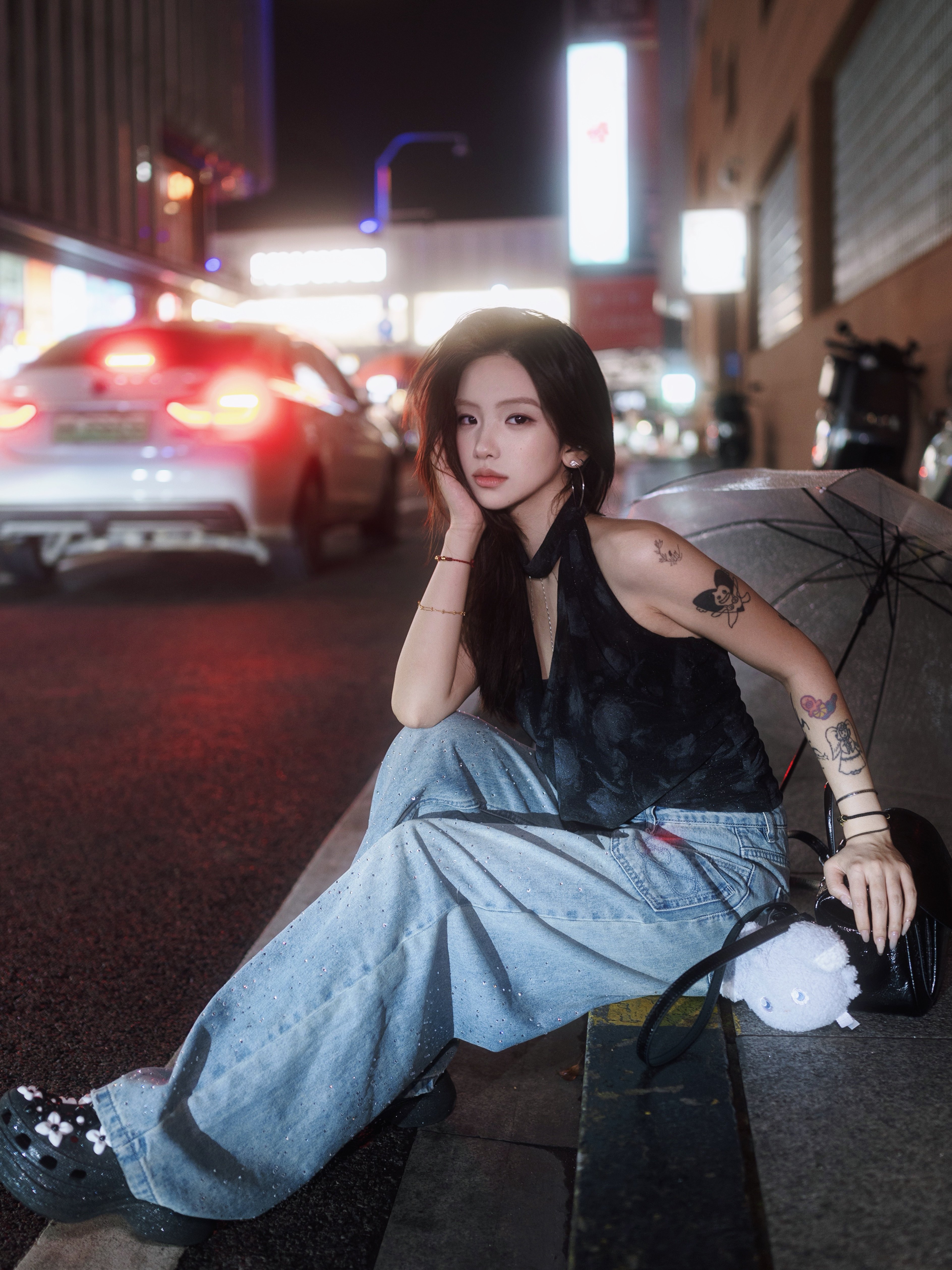 VIAPITTI夏季爆款链条荡领挂脖背心 收腰修身显瘦百搭 辣妹风与设计感并存