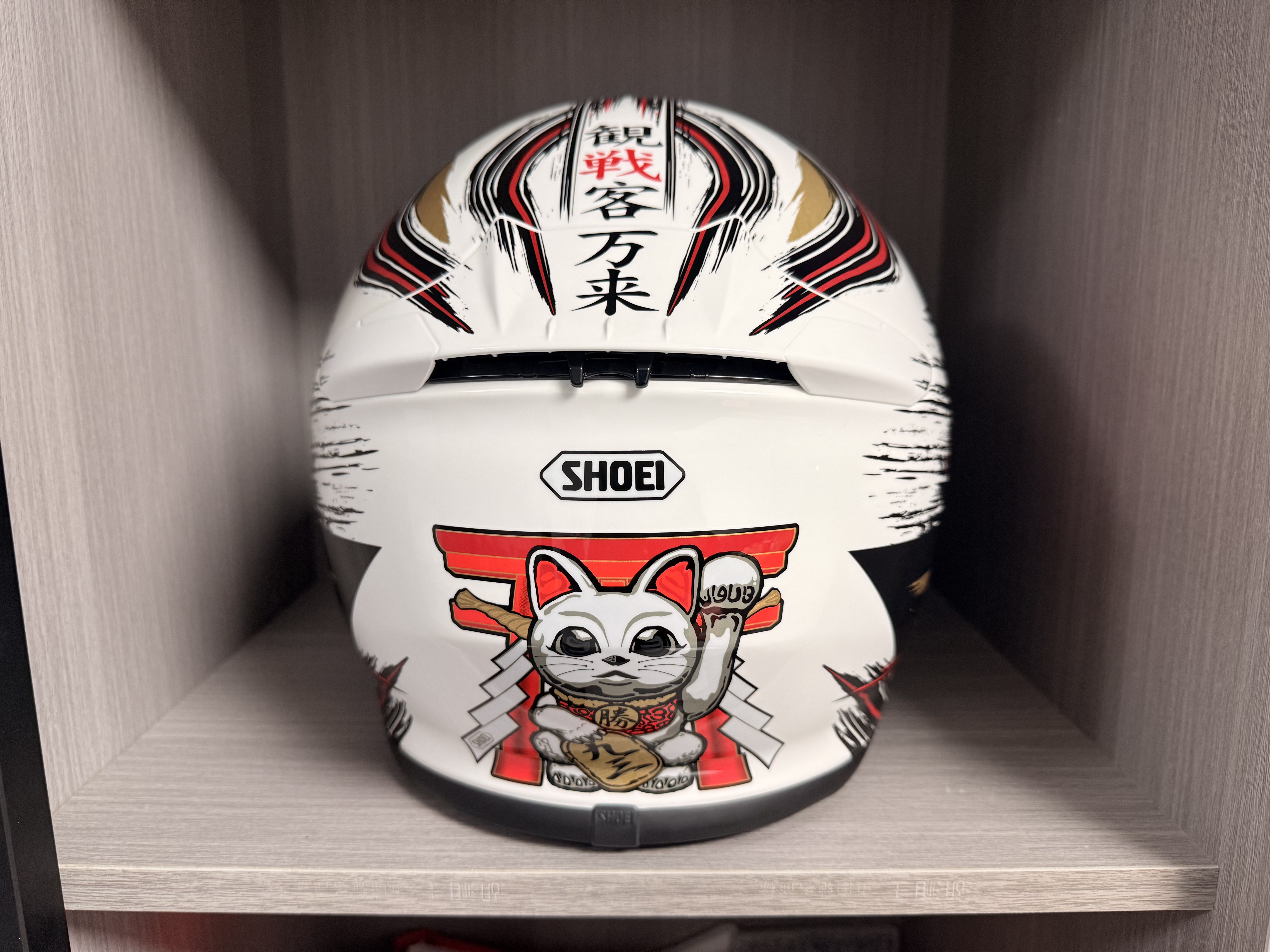 SHOEI Z7招財貓電源鍵機車安全帽男女通用防摔輕量化騎行全盔-淘寶