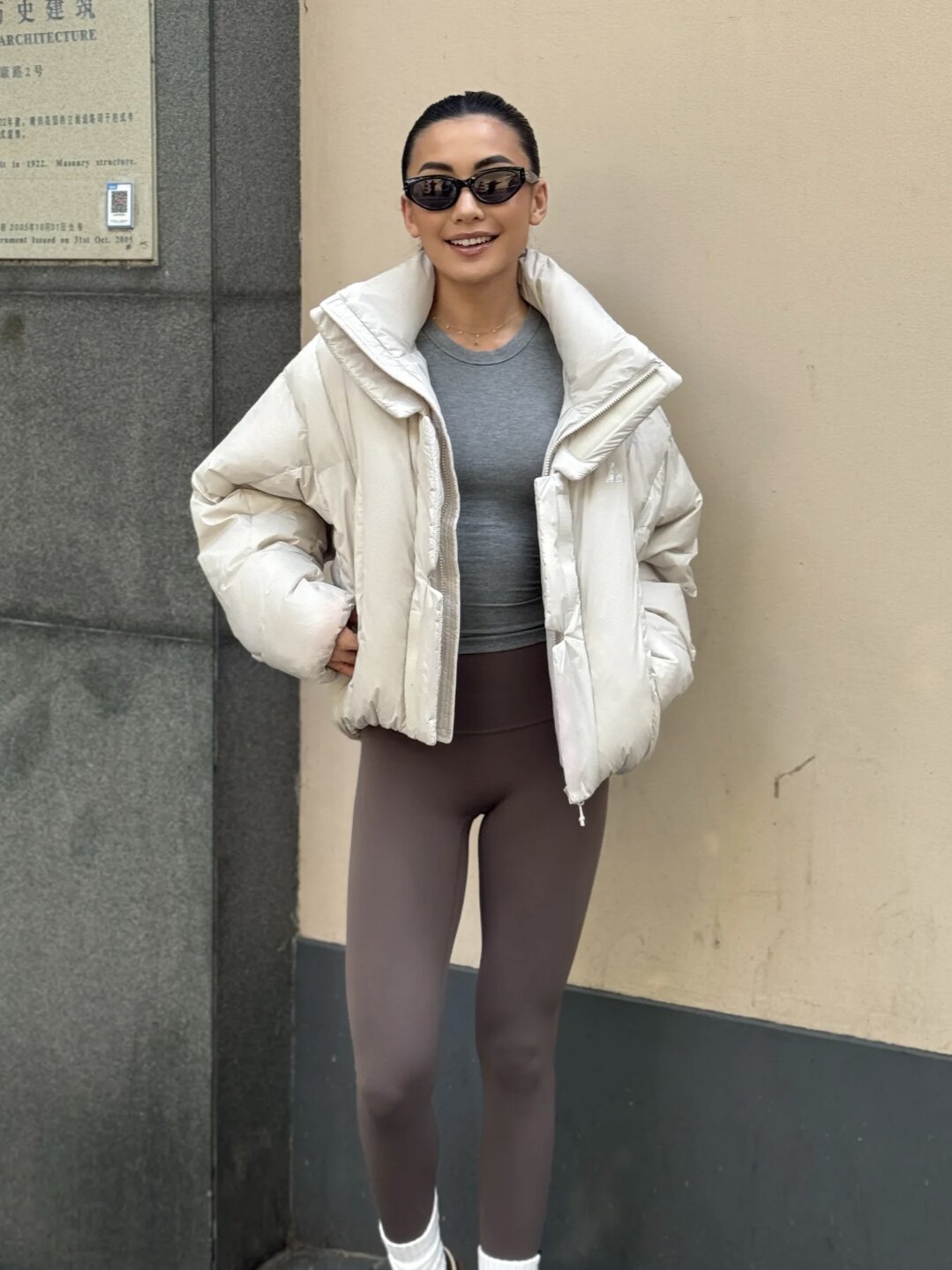 小野和子春季鲨鱼裤 薄款塑形收腹提臀 瑜伽外穿两相宜 高腰设计拉长比例