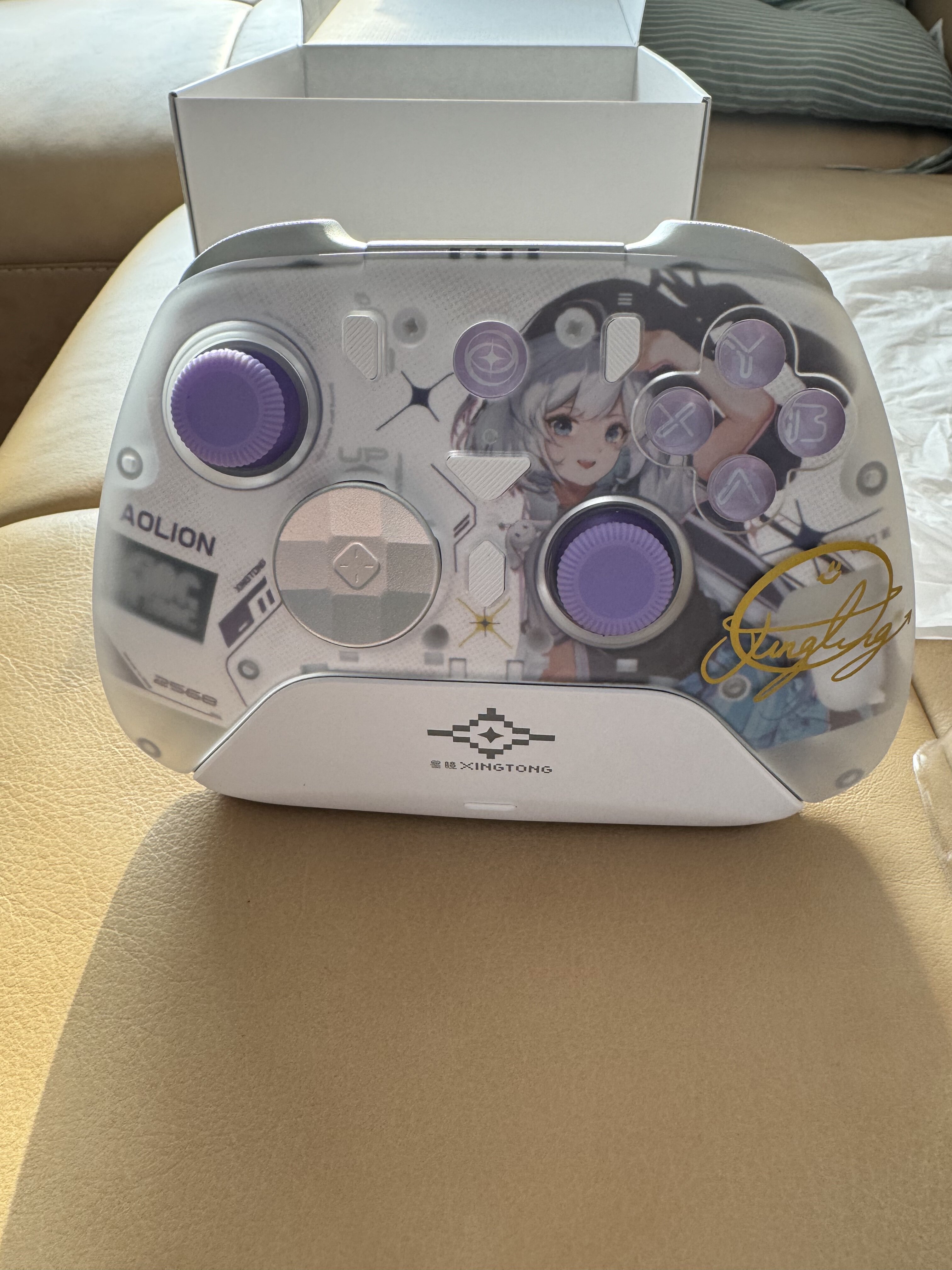 AOLION澳加狮K20游戏手柄星瞳联名款无线手柄支援PC Switch2 iOS安卓