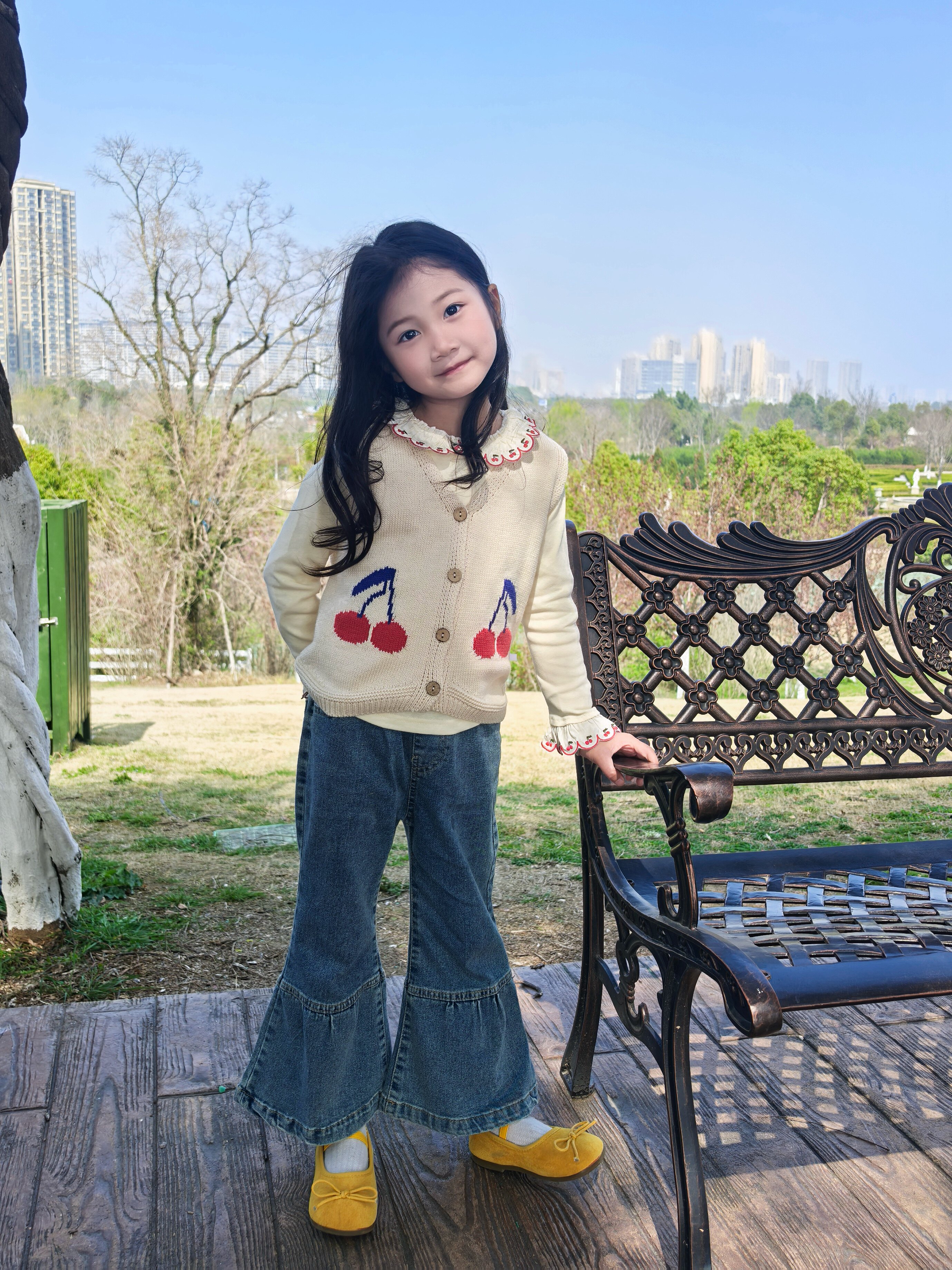Customer photo for Tee + Vest + Jeans (3-Piece), 110cm