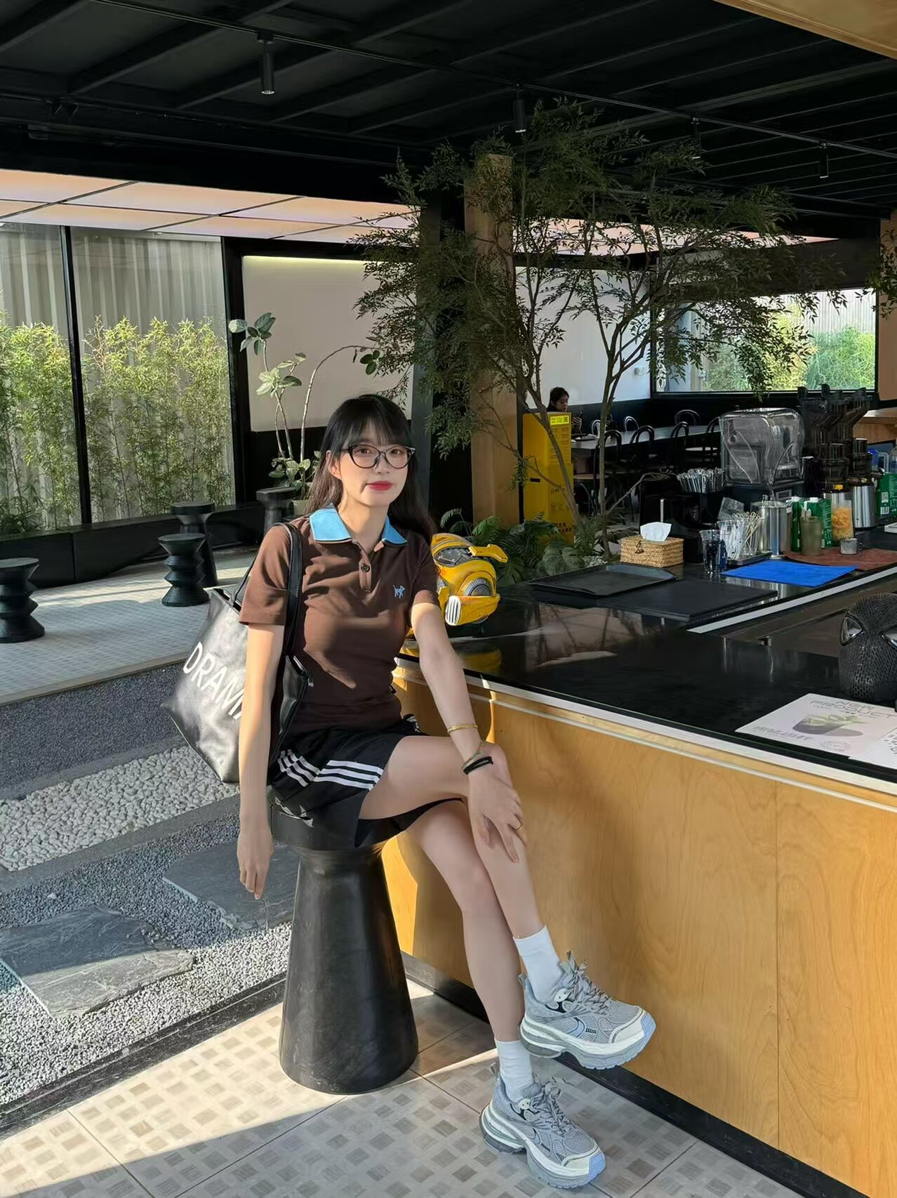迪丽热巴同款骆驼银月老爹鞋 银色厚底设计拉长比例 增高显瘦不累脚