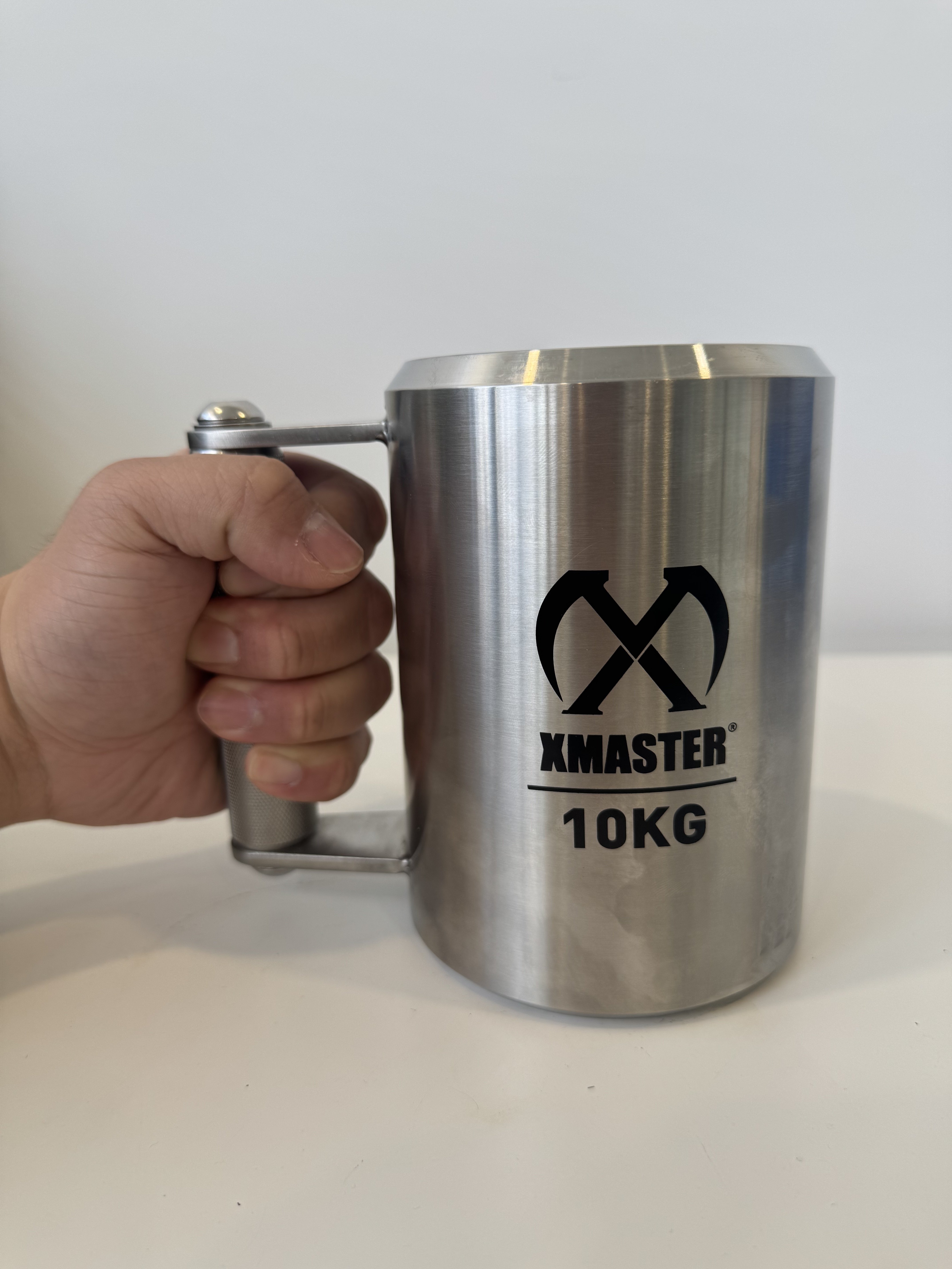 XMASTER不鏽鋼健身啞鈴杯露營專用8公斤超重訓練水杯家用304不鏽鋼運動