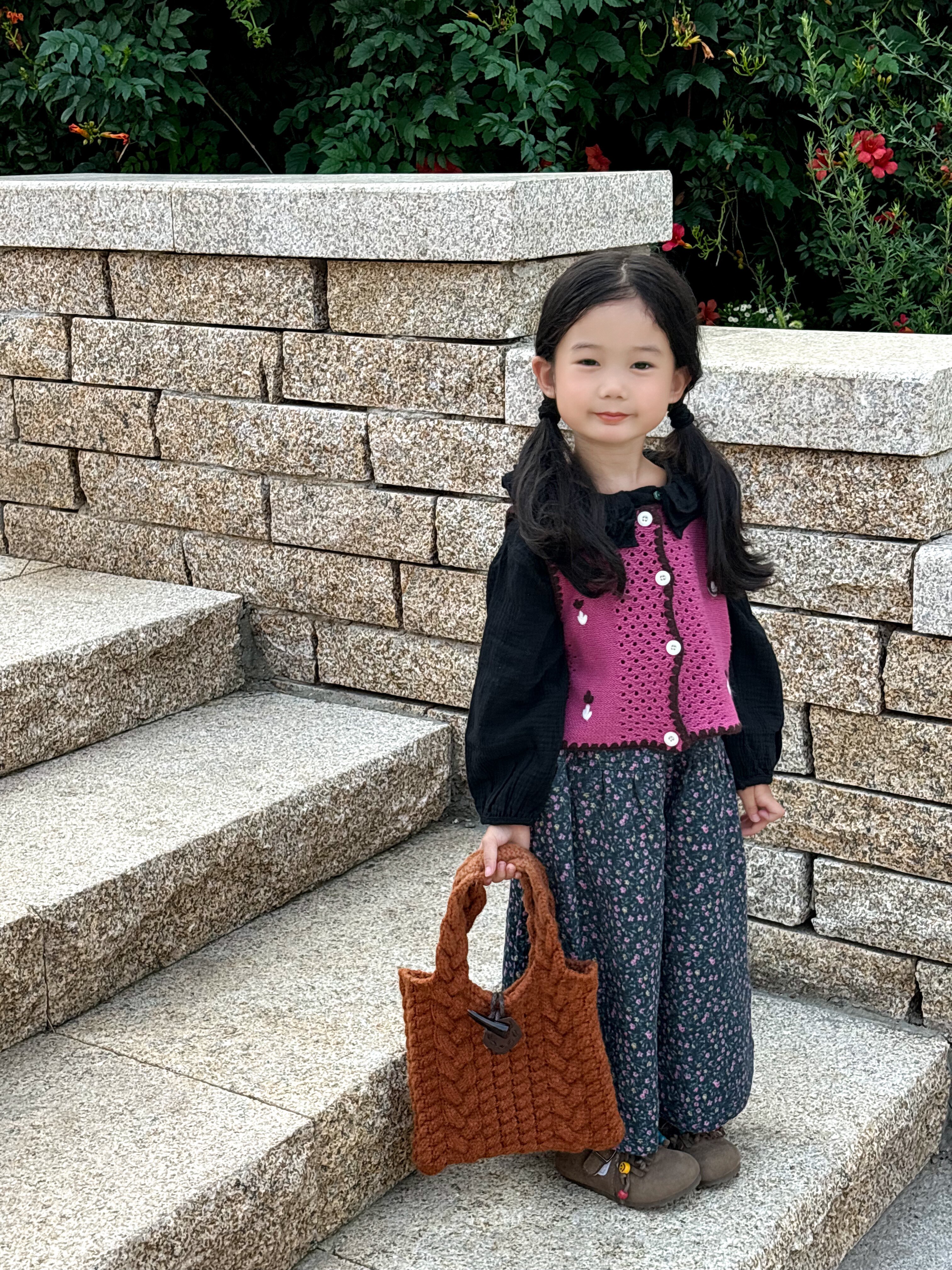 Customer photo for Rose Crochet Vest, 100cm