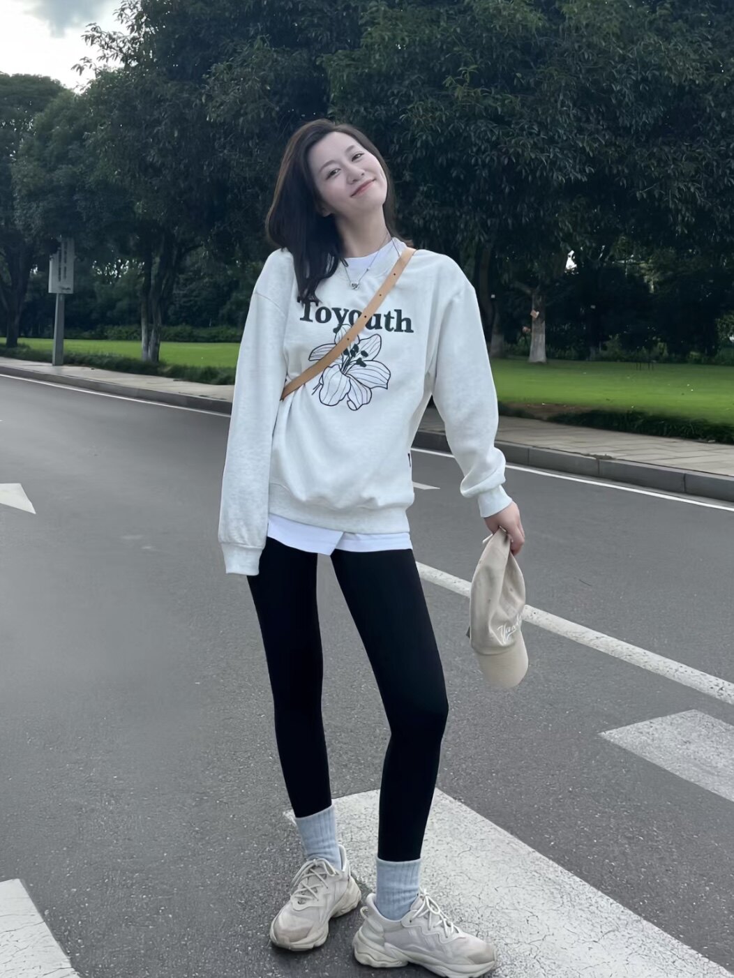 小野和子春季鲨鱼裤 薄款塑形收腹提臀 瑜伽外穿两相宜 高腰设计拉长比例