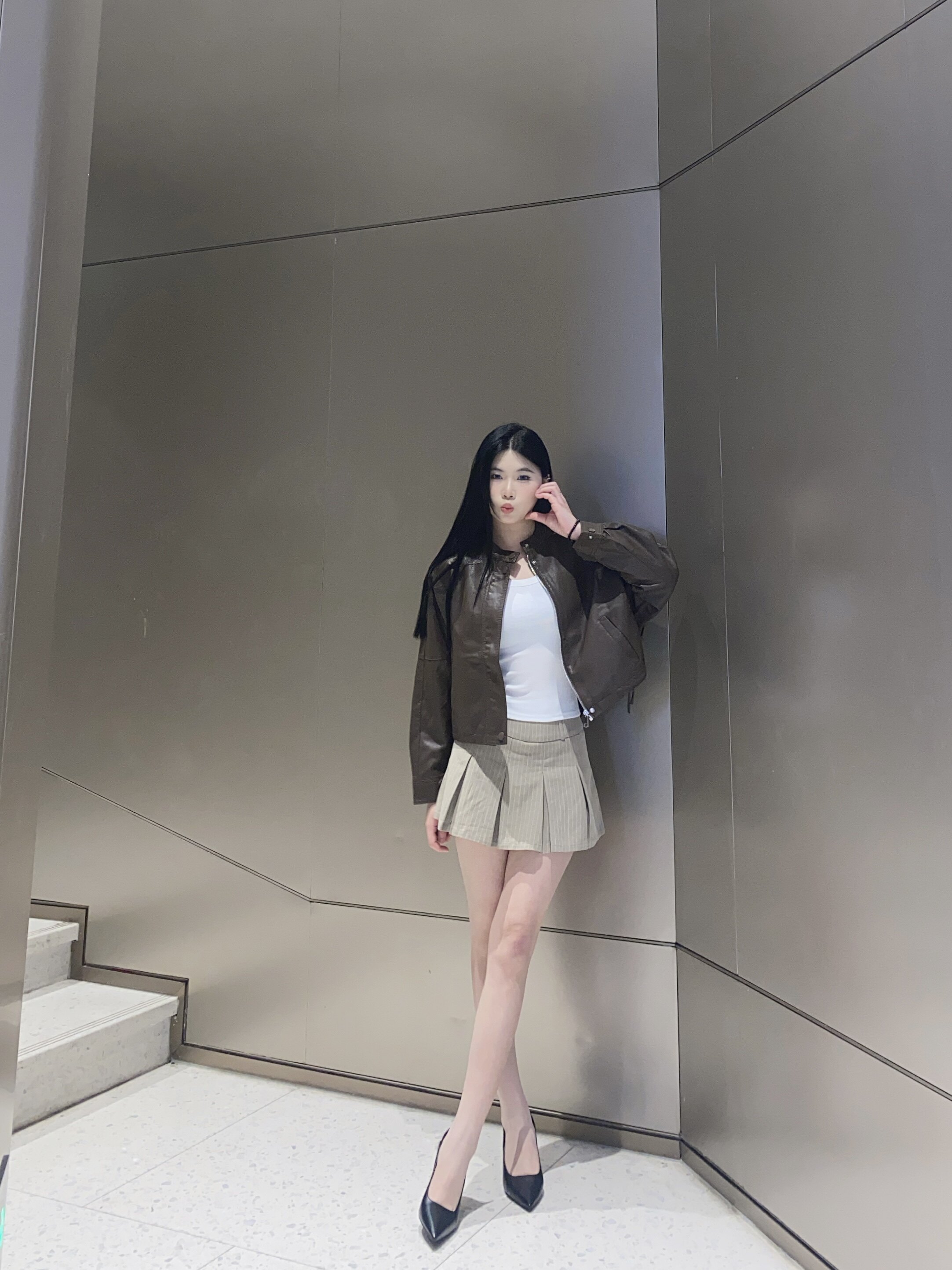 品淡法式通勤黑色高跟鞋 不累脚不磨脚设计 小码女鞋313233