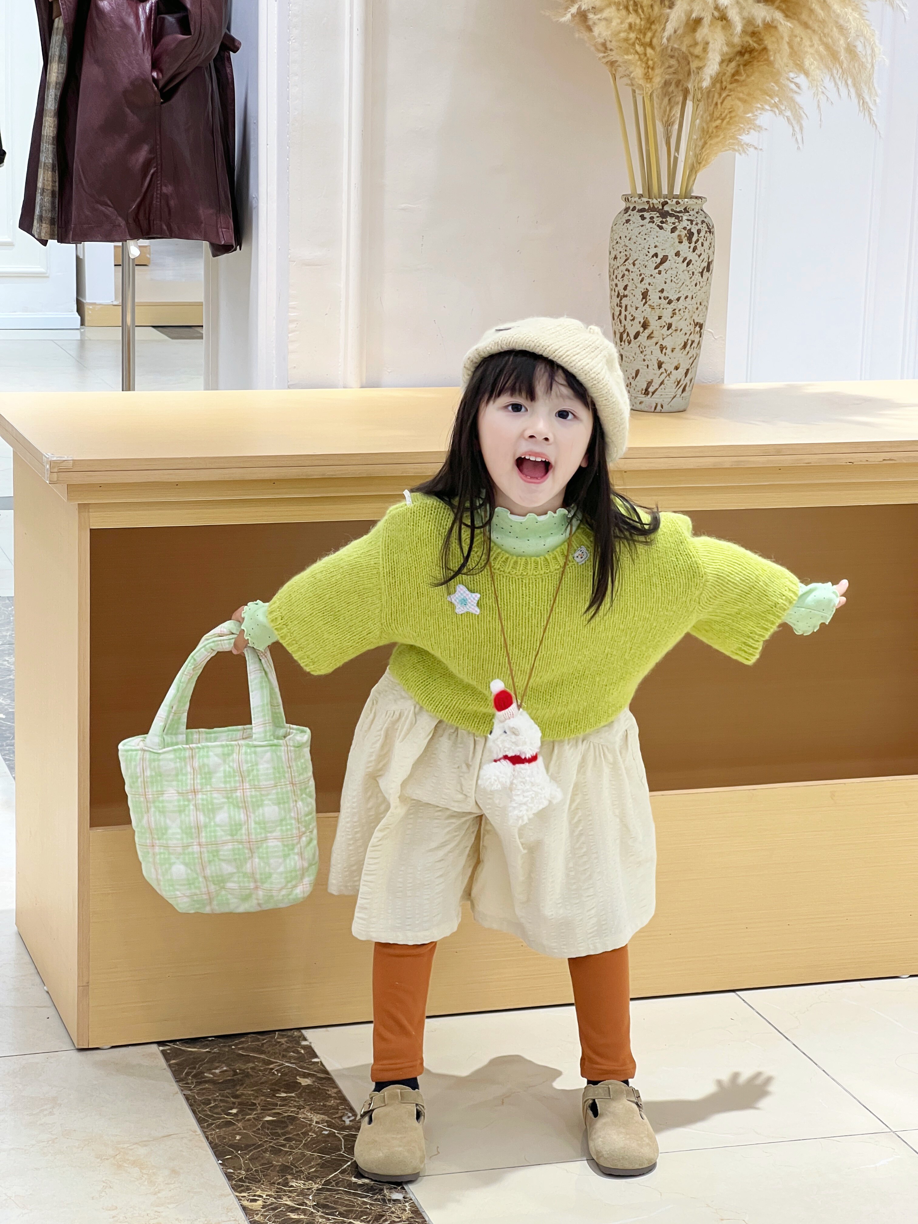 Customer photo for Green Sweater, 110cm