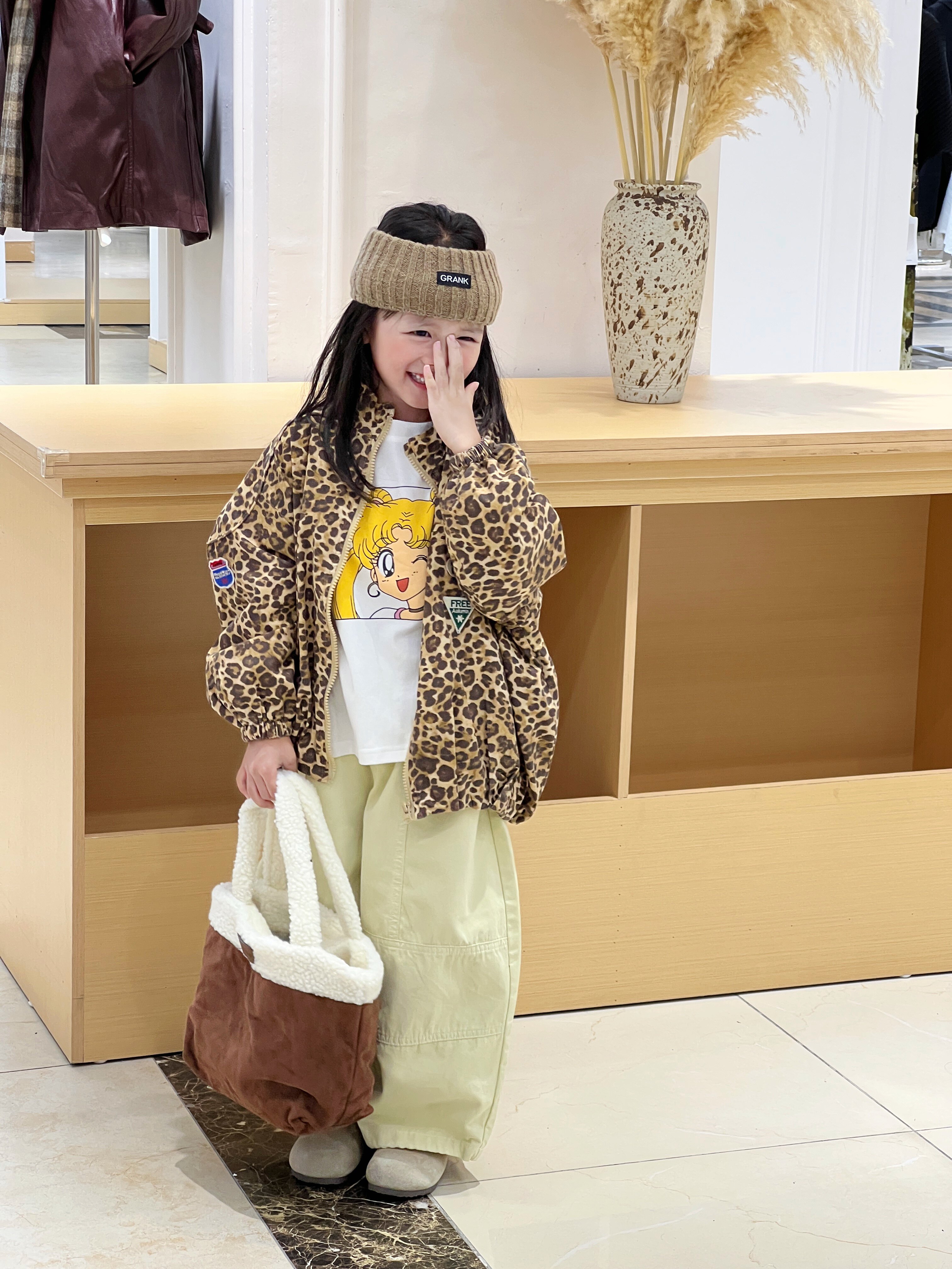 Customer photo for Leopard Jacket, 110cm