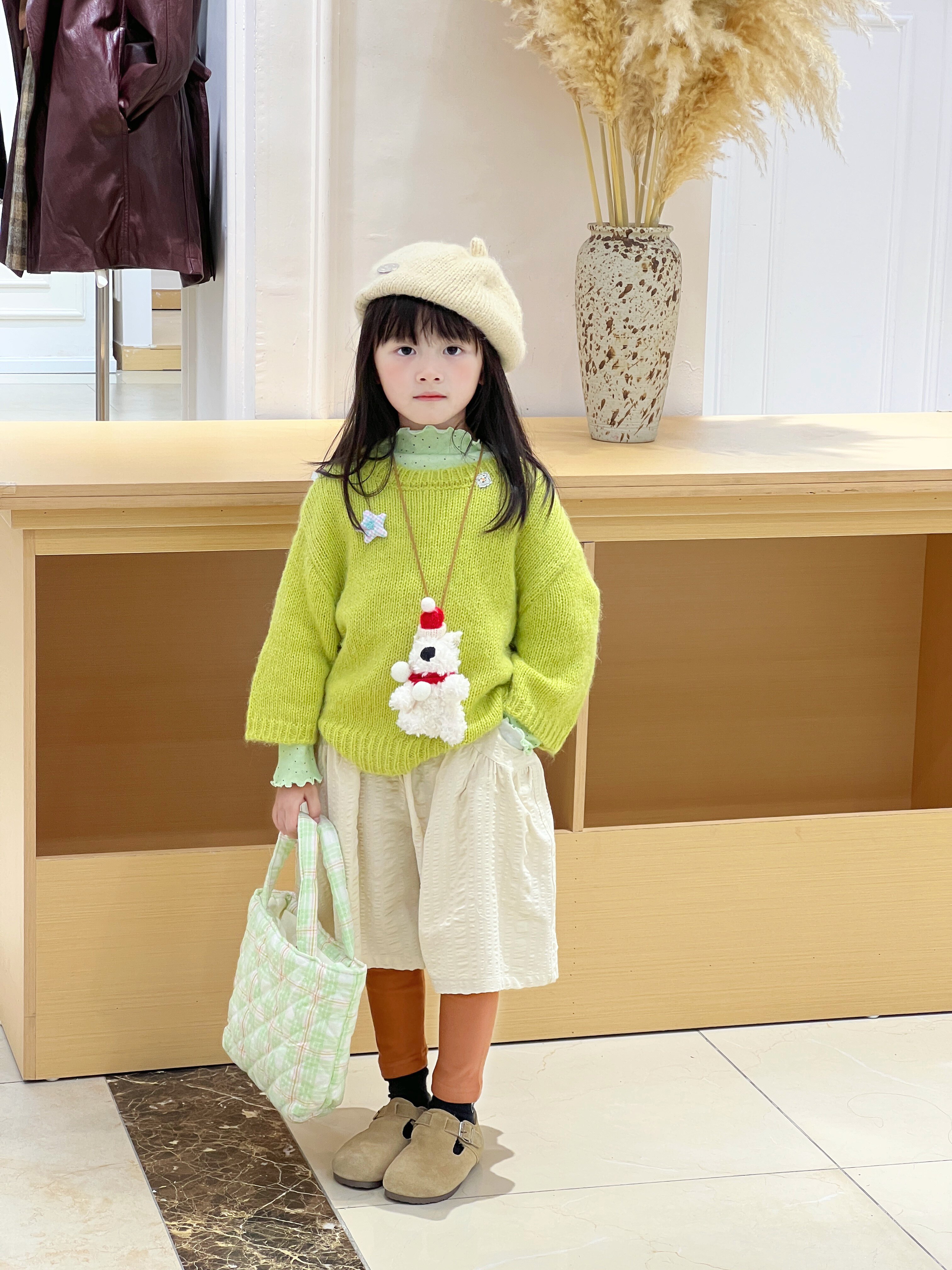 Customer photo for Green Sweater, 110cm