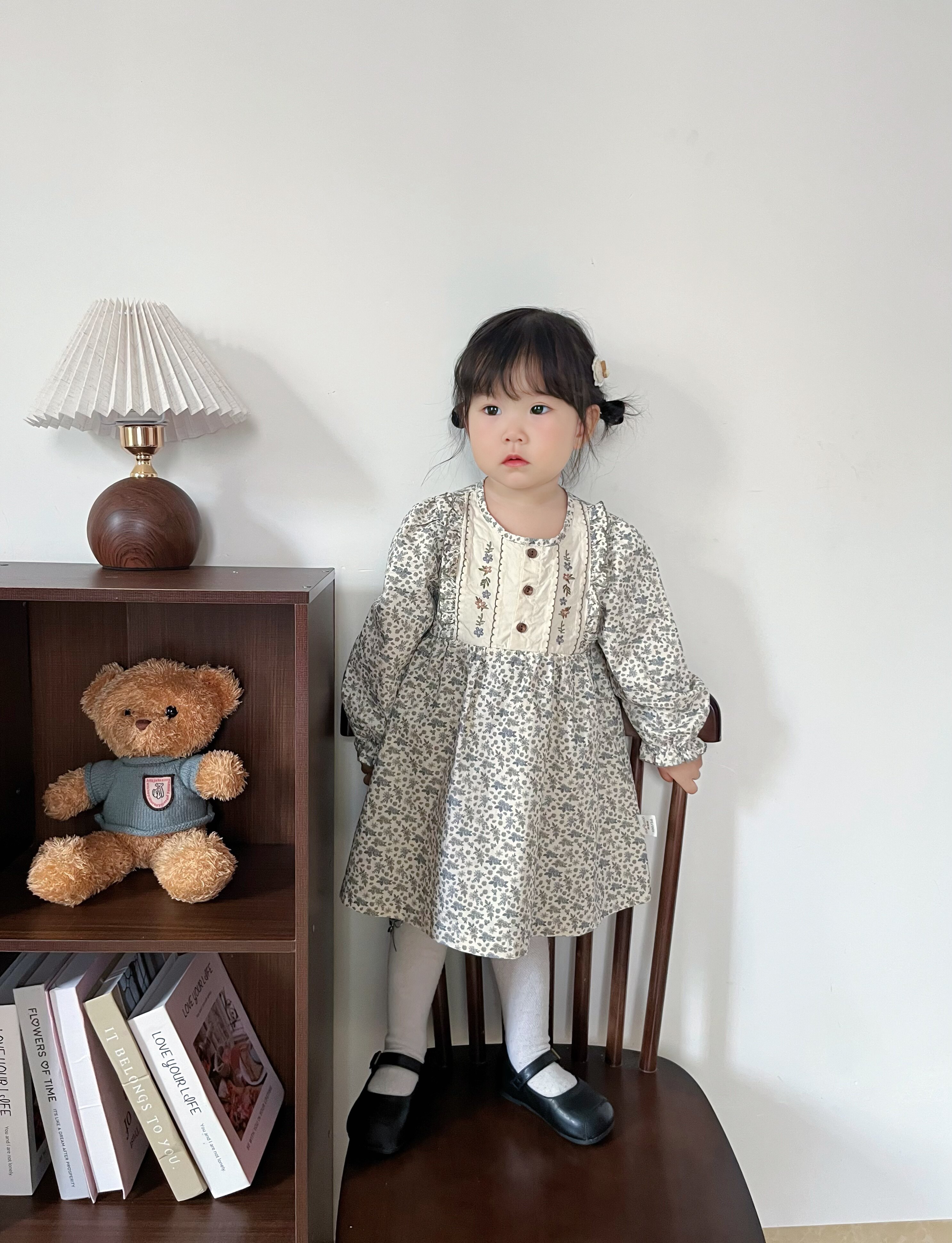 Customer photo for Apricot/Bohemian flowers; 100cm