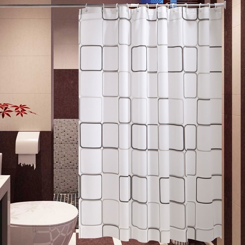Bathroom shower curtain Waterproof and mildewproof shower curtain Powder room partition curtain Door curtain Shower room water curtain