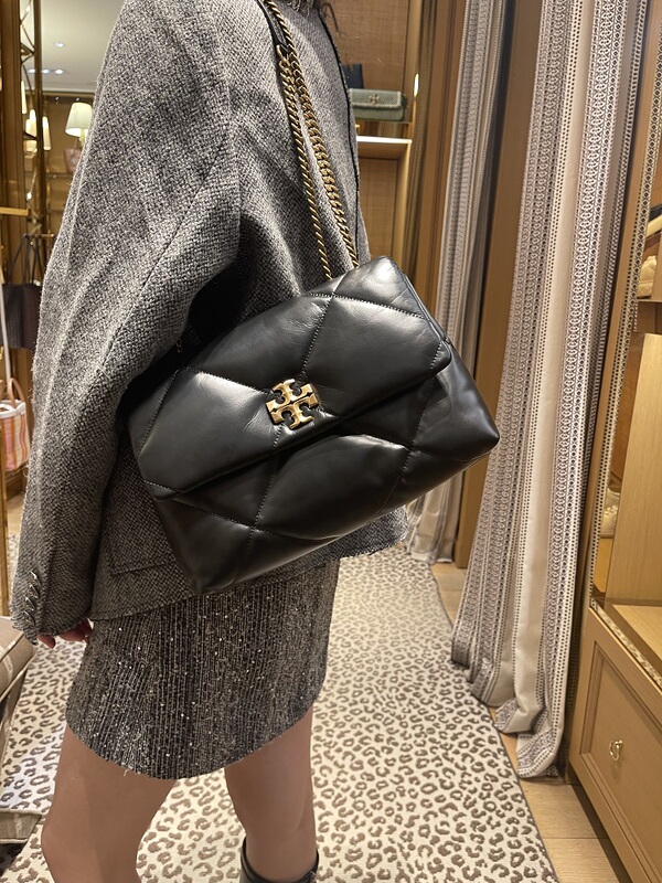 Directly Shipped from the Usa: Tory Burch Diamond Kira Quilted Shoulder Bag Cloud Box Bag