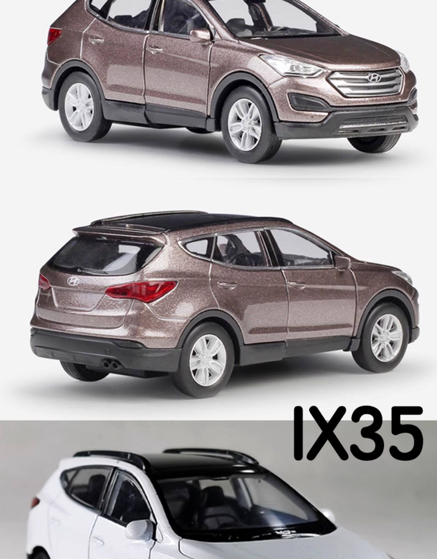 Модель машины 1 36北京现代胜达途胜领动酷派伊兰特瑞纳ix35模型饰品汽车摆件 WELLY