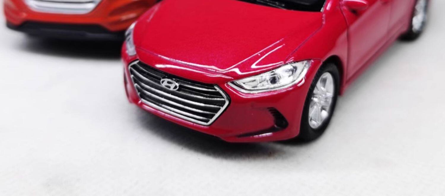 Модель машины 1 36北京现代胜达途胜领动酷派伊兰特瑞纳ix35模型饰品汽车摆件 WELLY
