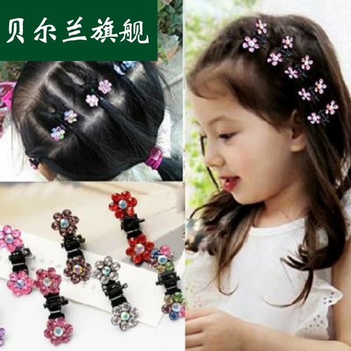 Мультяшная детская заколка-крабик для принцессы для девочек, заколка для волос, аксессуар для волос